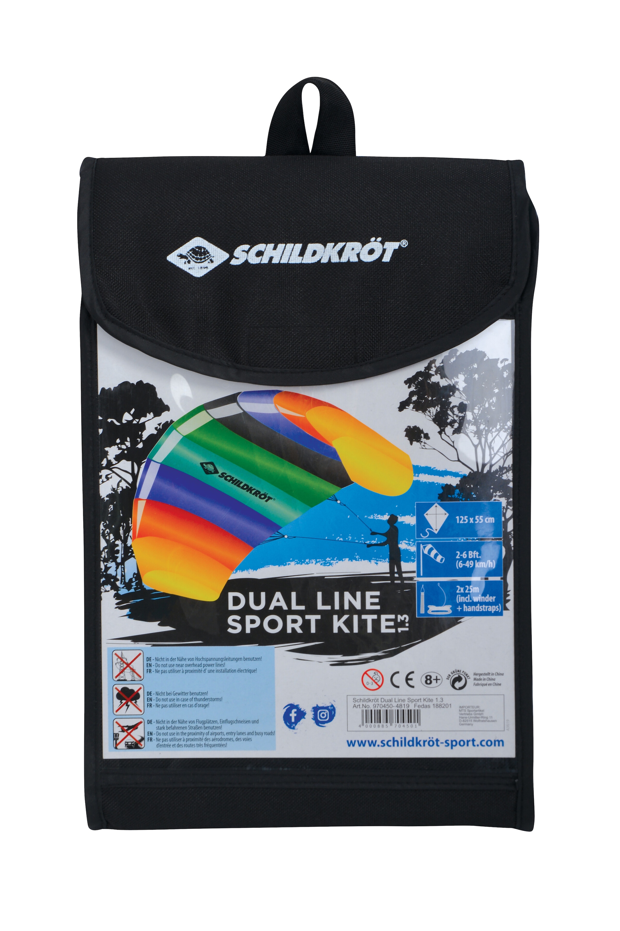 Schildkröt Kite »Schildkröt Dual Line Sport Kite 1.3« Nominiert zum "Top 10 Spielzeug" 2020