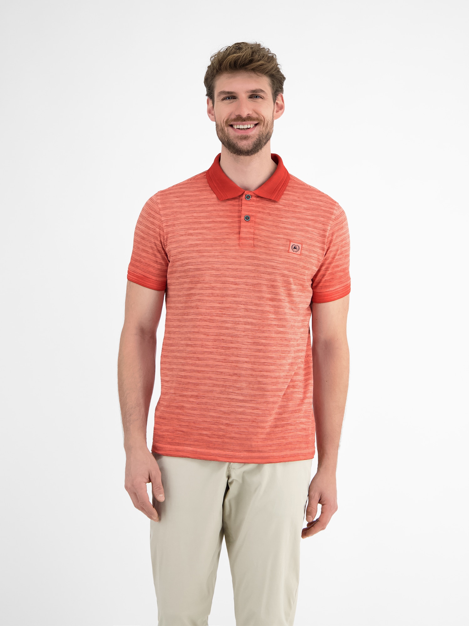 LERROS Poloshirt »Gestreiftes Poloshirt für Herren«
