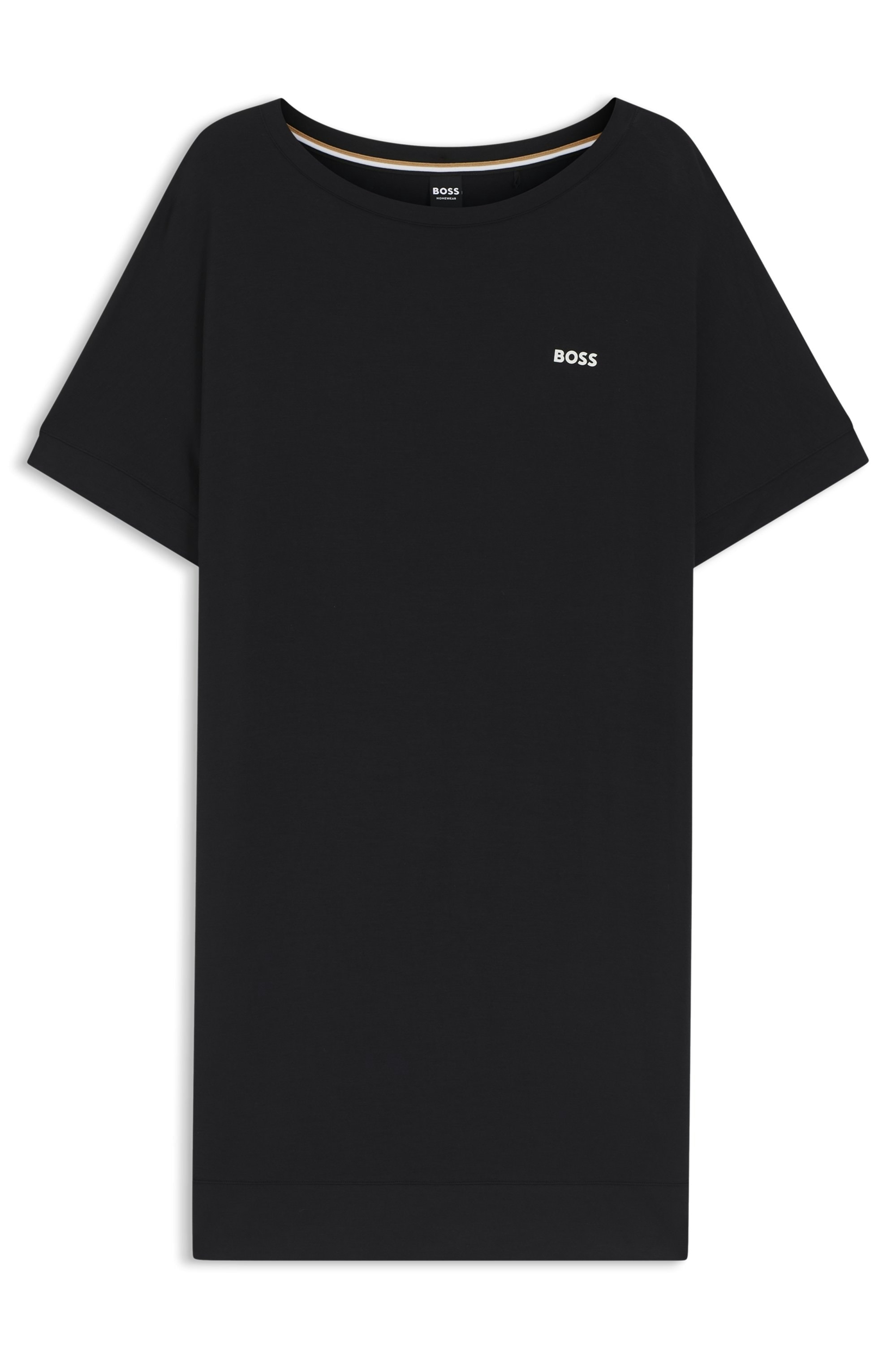 BOSS Nachthemd »Element_Nightie« Ohne Taschen aus Stretch-Jersey mit Logo-Print