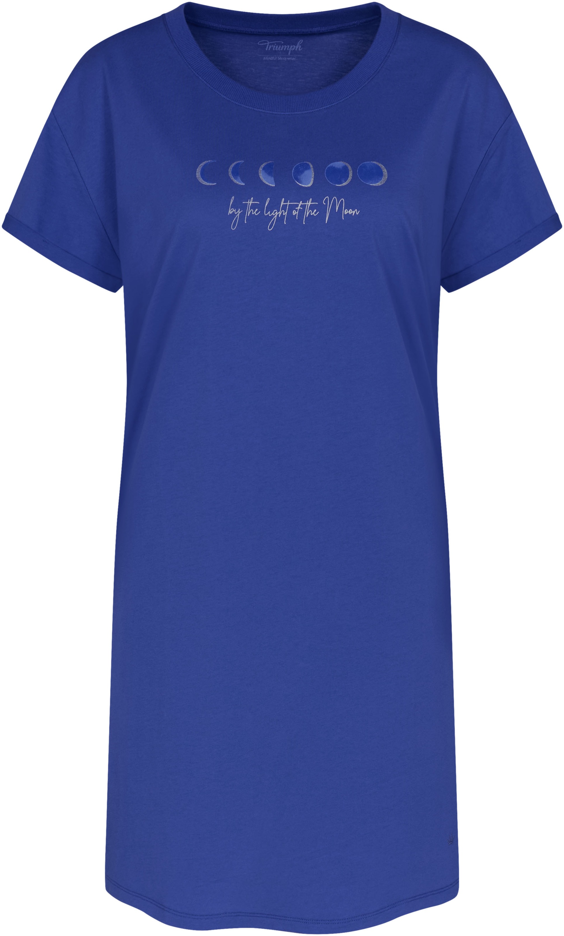 Triumph Nachthemd »Nightdresses NDK X« Ohne Taschen weich, atmungsaktiv, gerippter Rundhalsausschnitt, Kurzarm