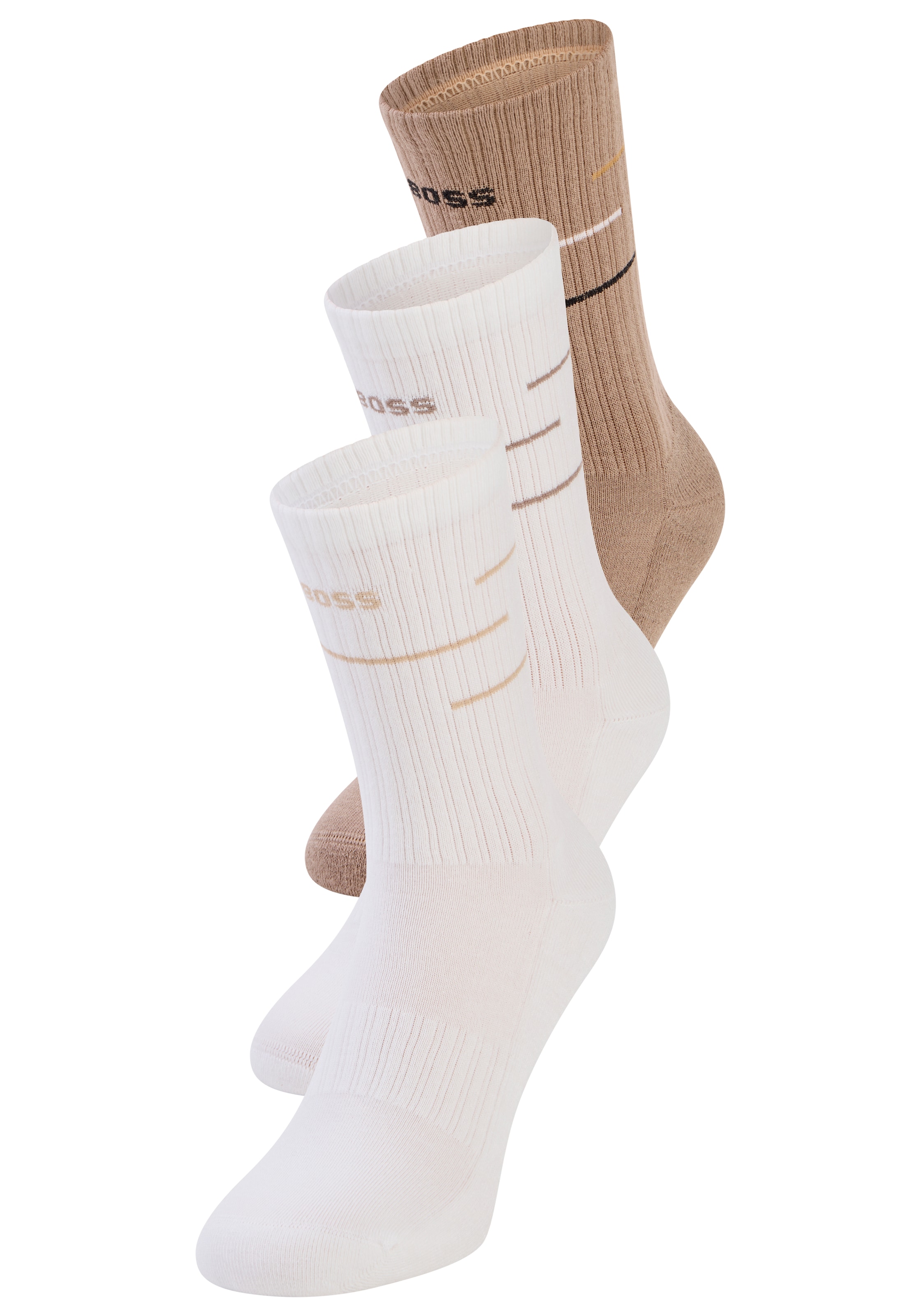 BOSS Basicsocken »3P QS Rib Line VB« 3 Paar tlg.