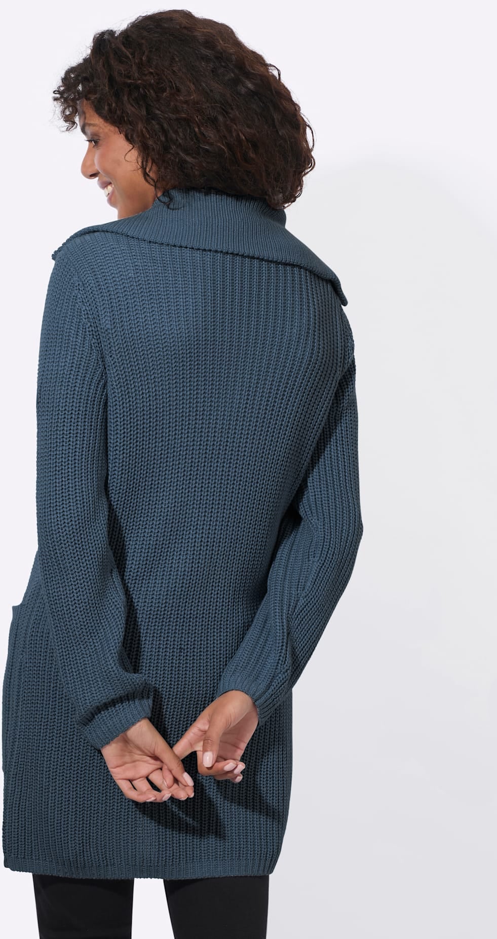 Casual Looks Longstrickjacke