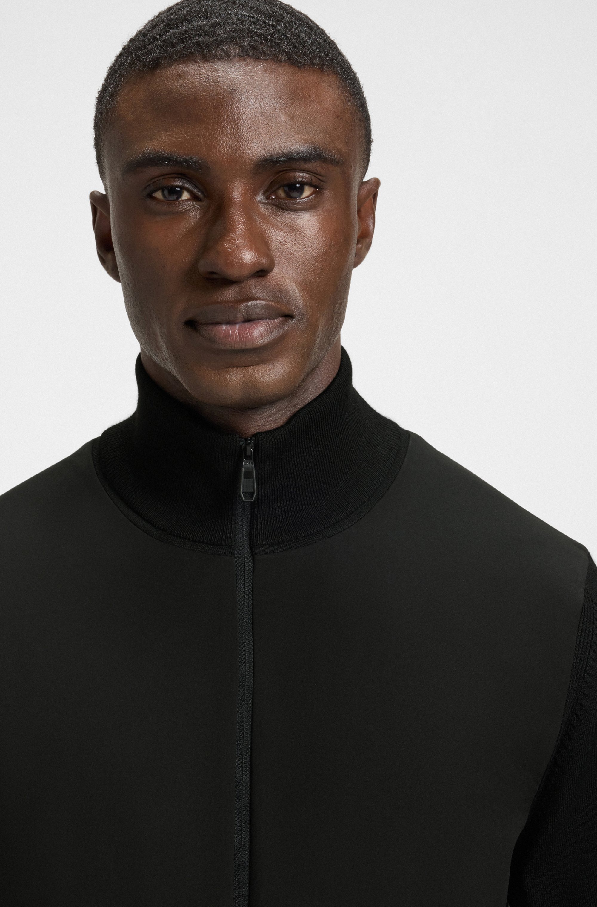 BOSS GREEN Hybridjacke »Momentum«, regular fit, mit Stehkragen