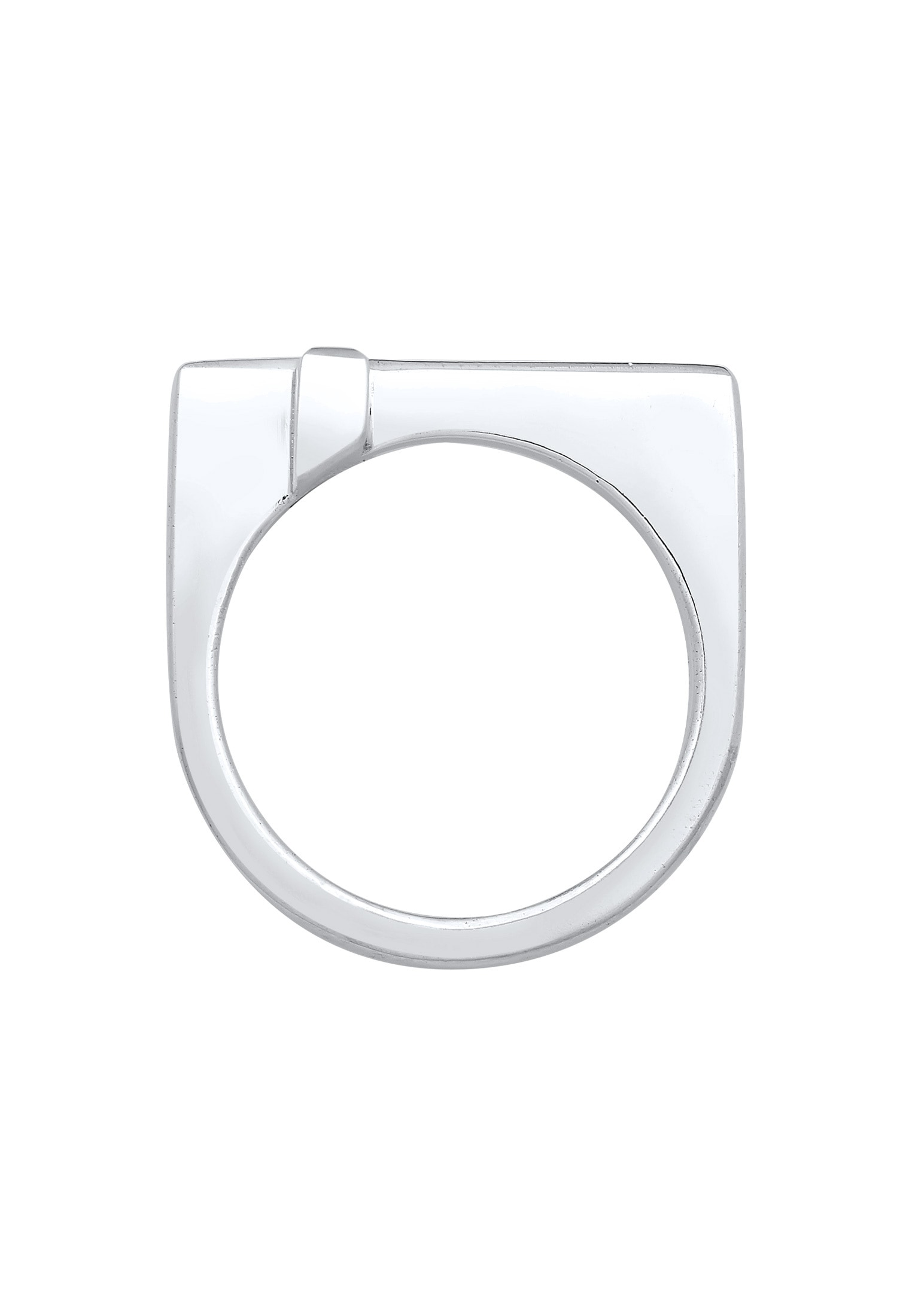 Kuzzoi Silberring »Ring Herren Kreuz Modern Schlicht 925 Silber«