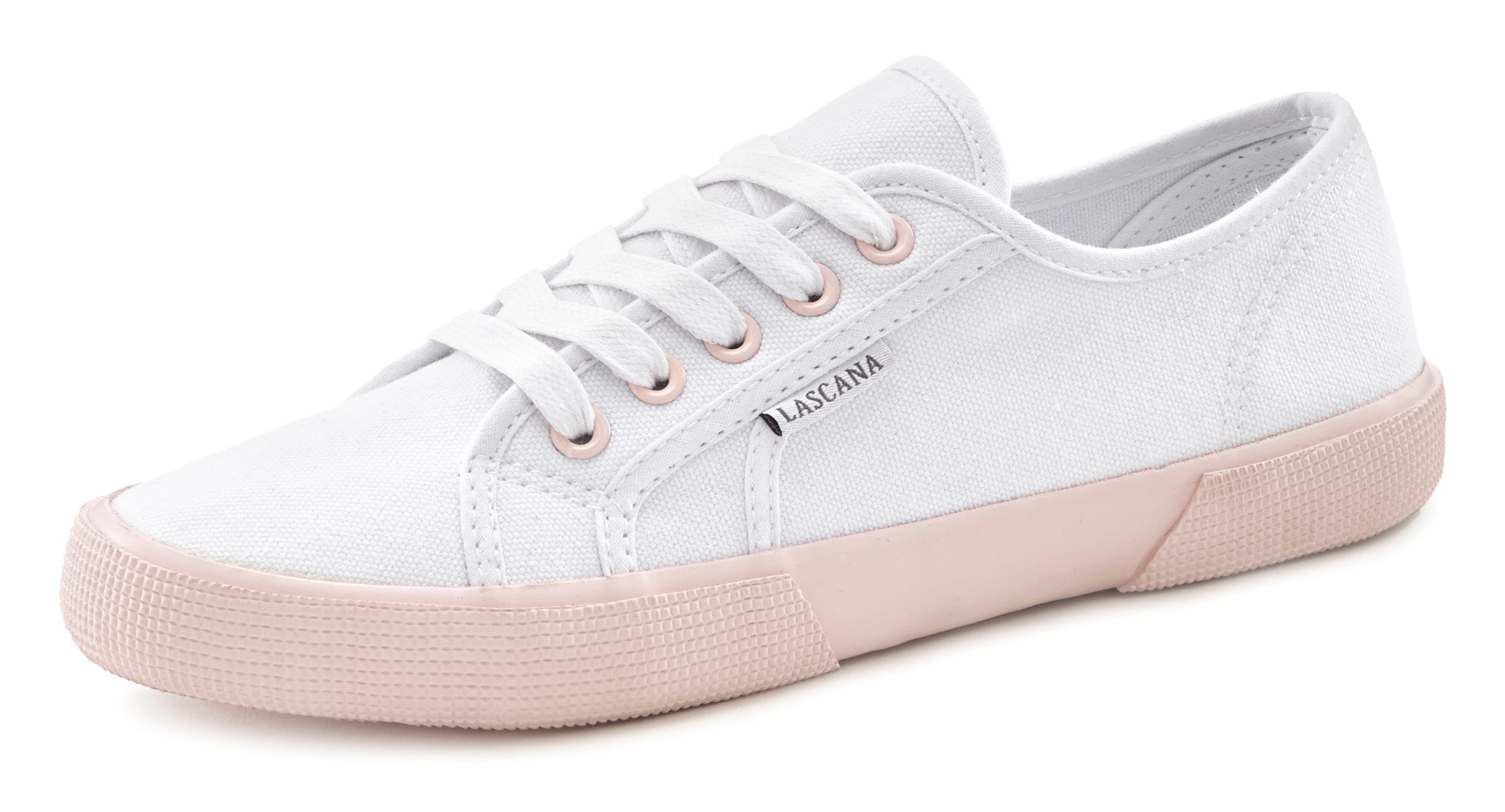 LASCANA Sneaker, mit farblich abgesetzter Sohle kaufen