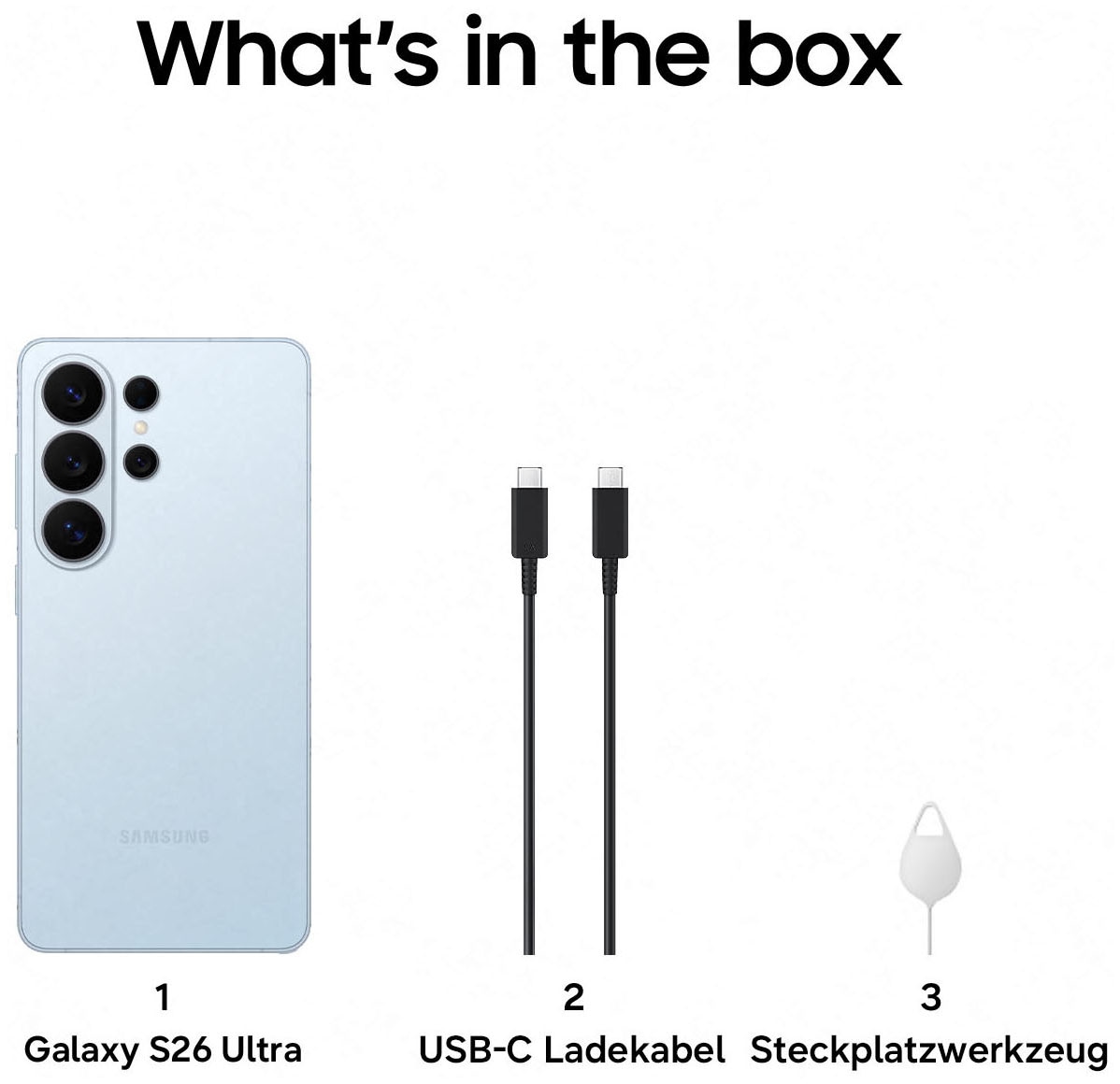 Samsung Smartphone »Galaxy S26 Ultra« Sky Blue
