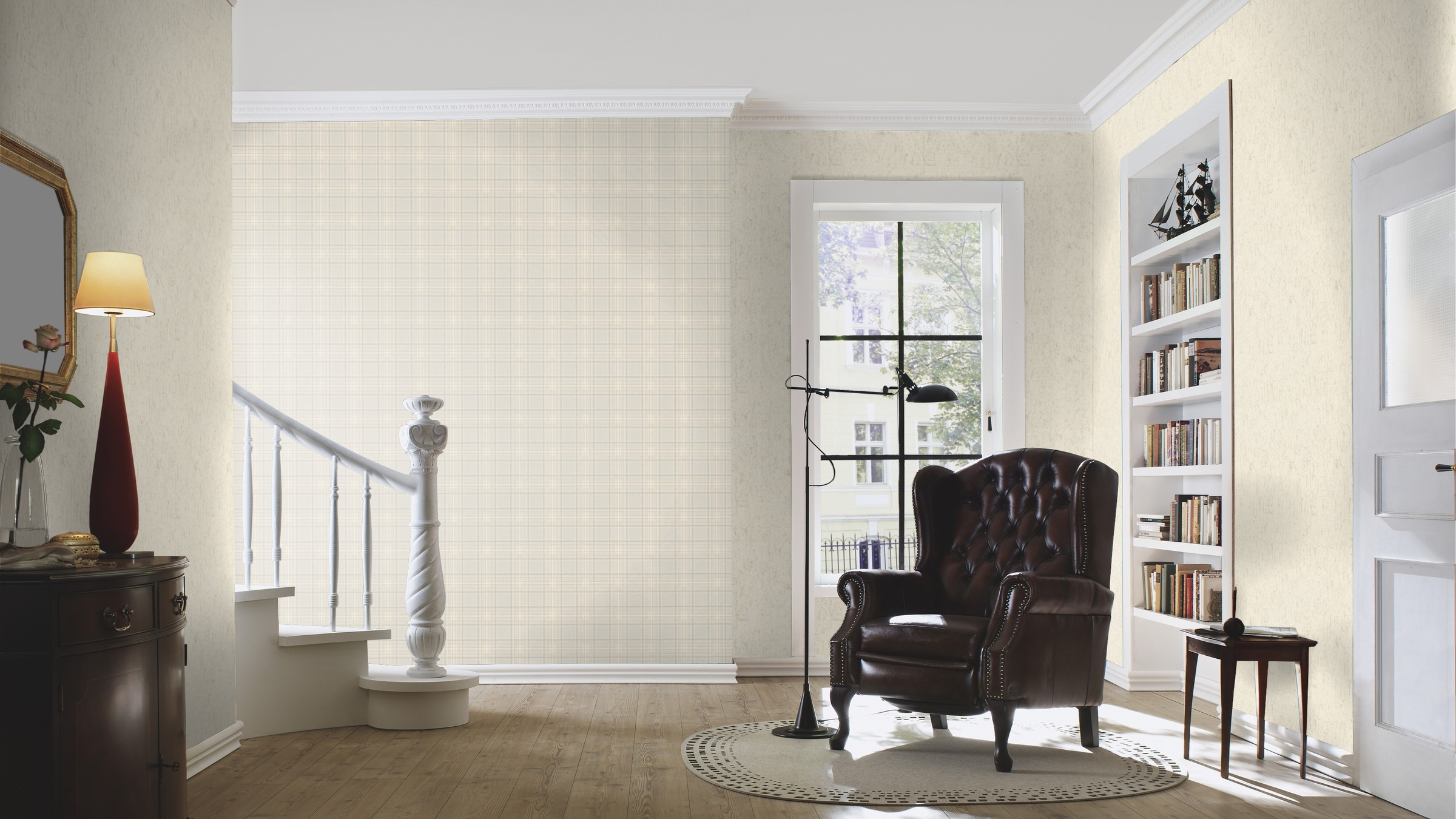 Rasch Vliestapete »Karierte Vliestapete Curiosity 537444« Glencheckmuster strukturiert Karos