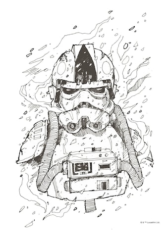 Komar Wandbild »Star Wars Pilot Drawing« kaufen