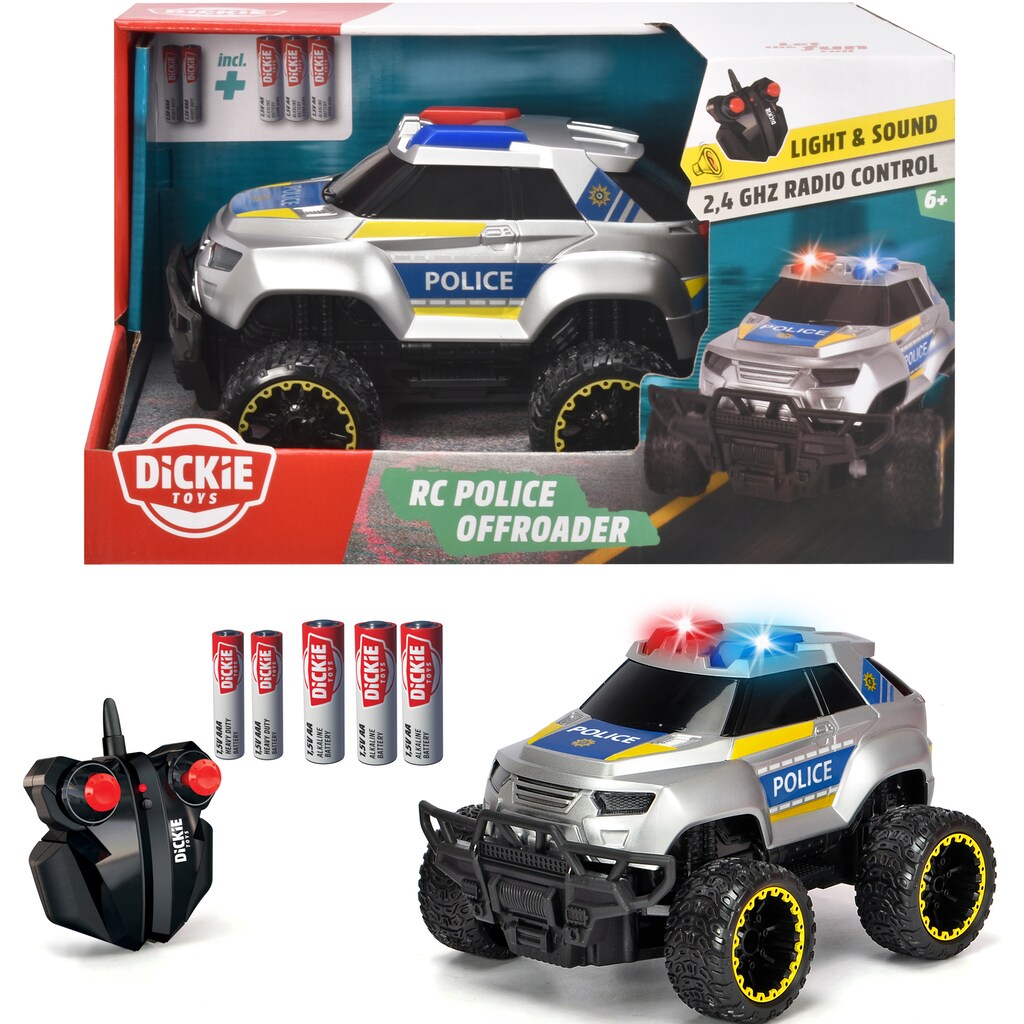 Dickie Toys RC-Monstertruck »Police Offroader RC; 2,4 GHz«