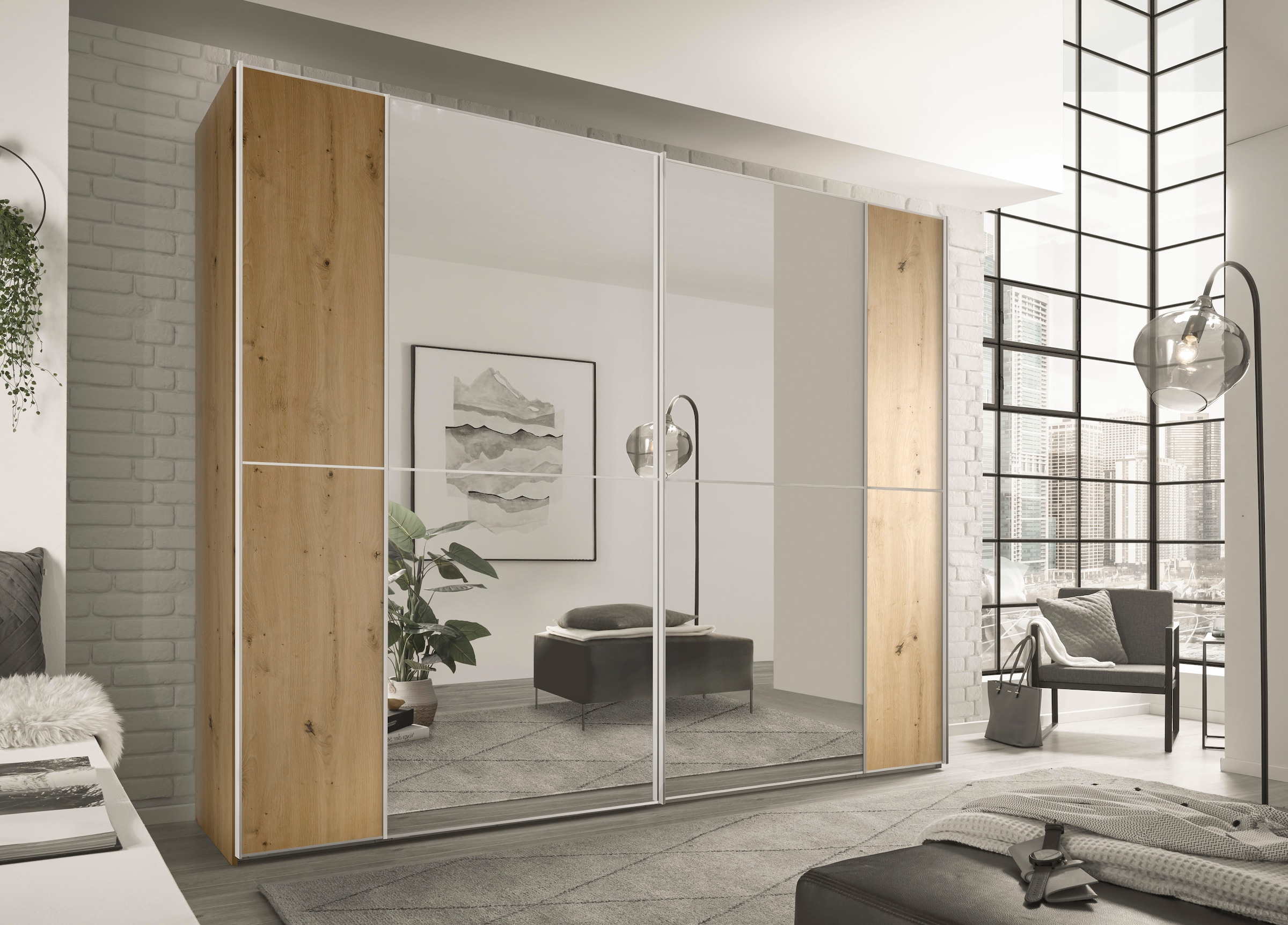 STAUD Schwebetürenschrank »Sonett 220, Made in Germany«, mit vier verschiedenen Ausstattungsvarianten