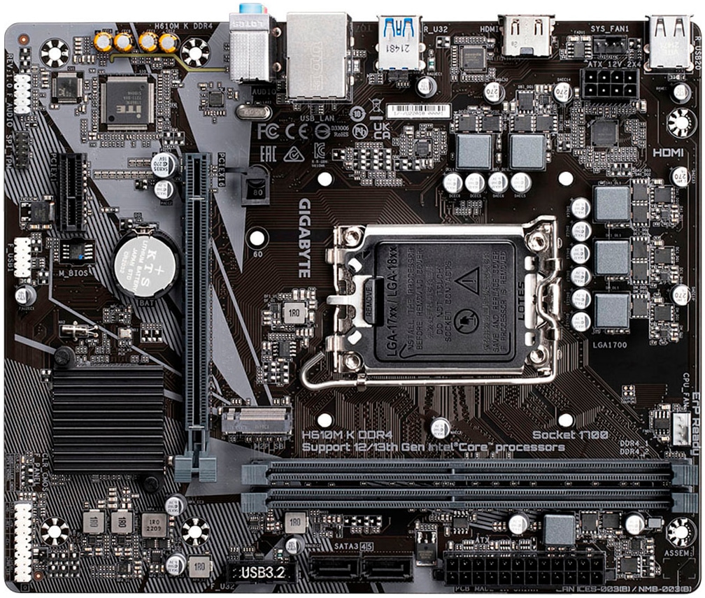 Gigabyte Mainboard »H610M K DDR4«