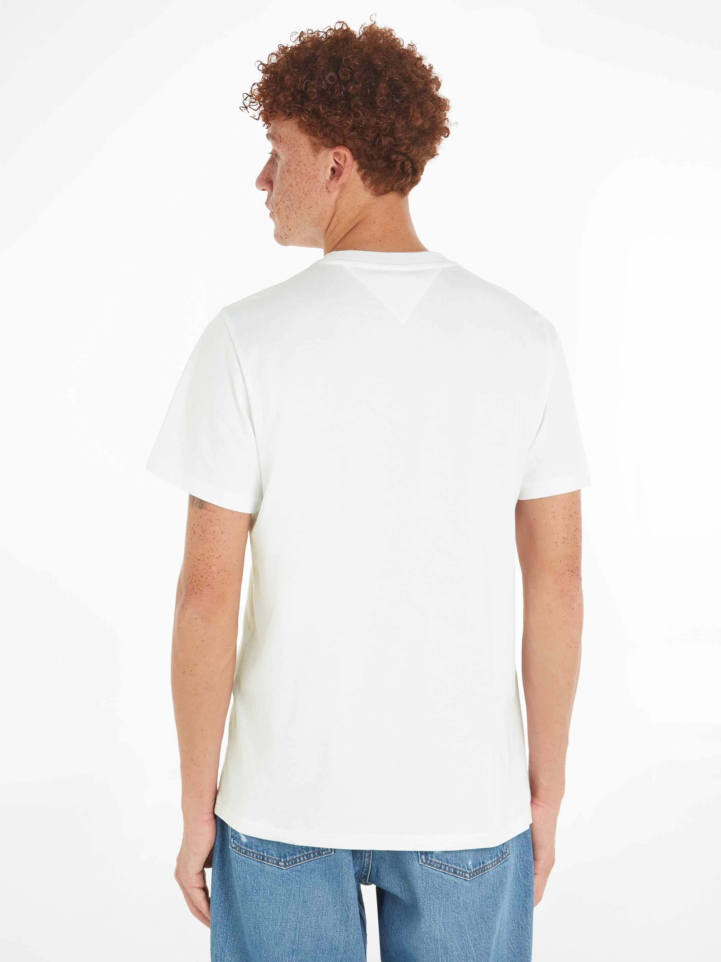 Tommy Jeans T-Shirt »TJM SLIM ESSTNL GRAPHIC TEE EXT«, mit Tommy Jeans Logodruck