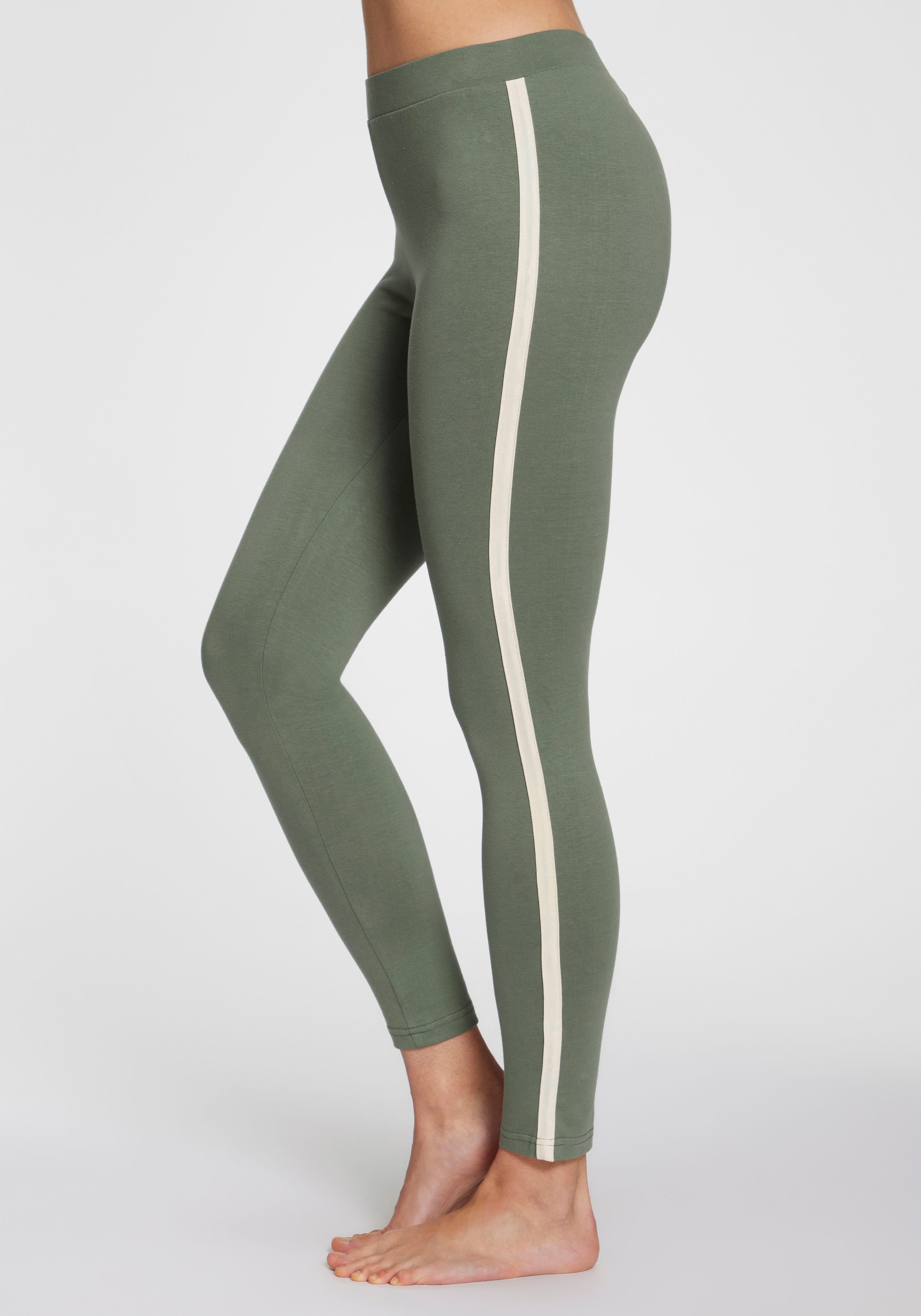 H.I.S Leggings, mit schmalen Seitenstreifen
