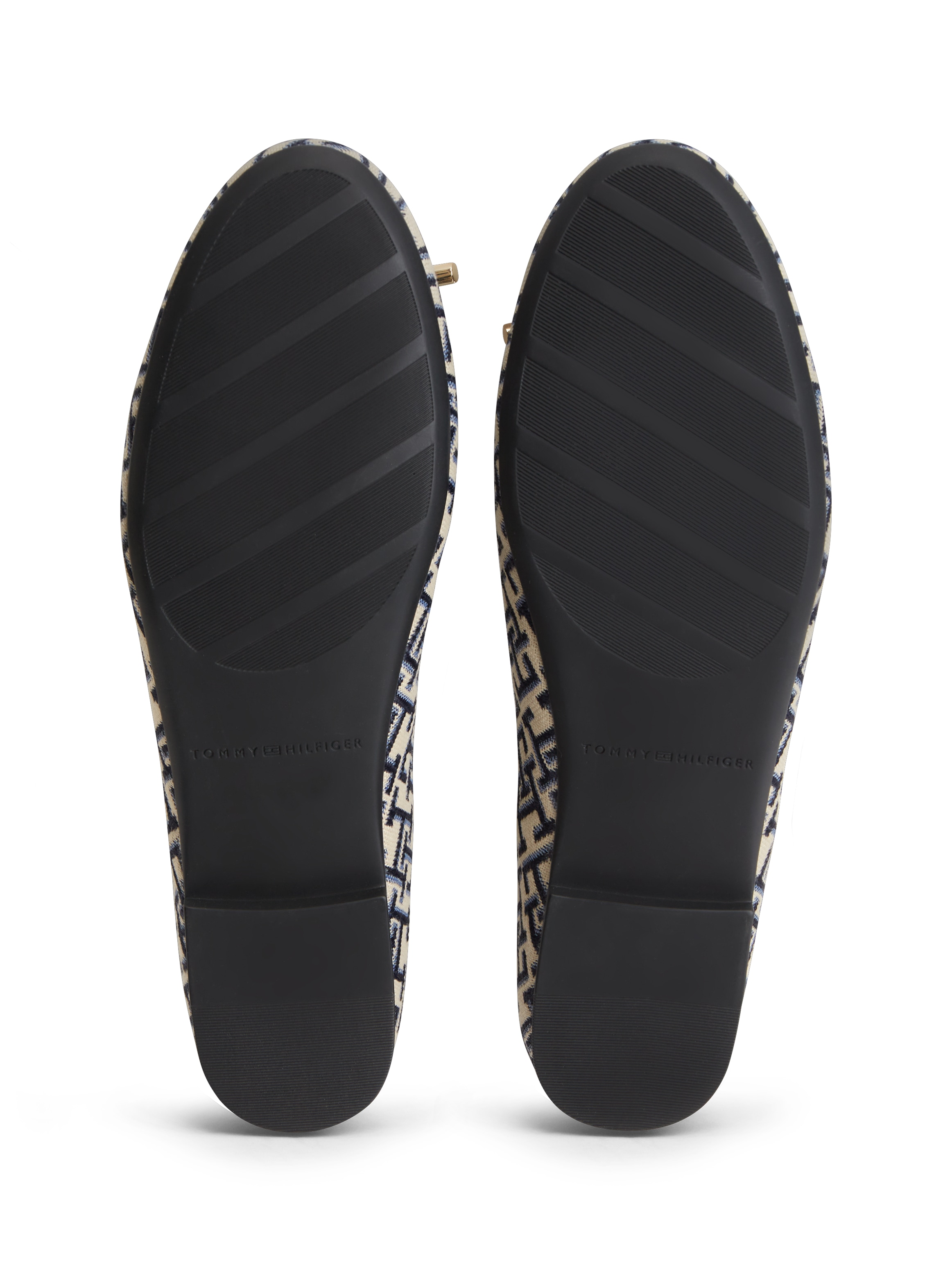 Tommy Hilfiger Ballerina »TH CHARM JACQUARD BALLERINA«  Businessschuh, Schlupfschuh mit süßer Zierschleife