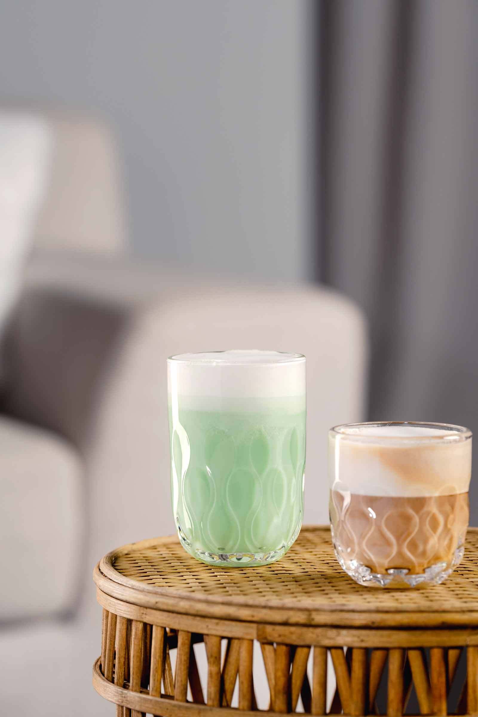 LEONARDO Latte-Macchiato-Glas »Latte Macchiato Gläser (3) Gocce 390 ml 6er Set transparent«