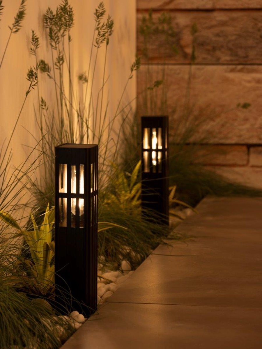 LUXFORM Gartenleuchte »Luxform Solar Florida« LED-Modul 1 Stk. Warmweiß LED-Gartenleuchte, Solarenergie, warmweiß, aus Aluminium, IP44