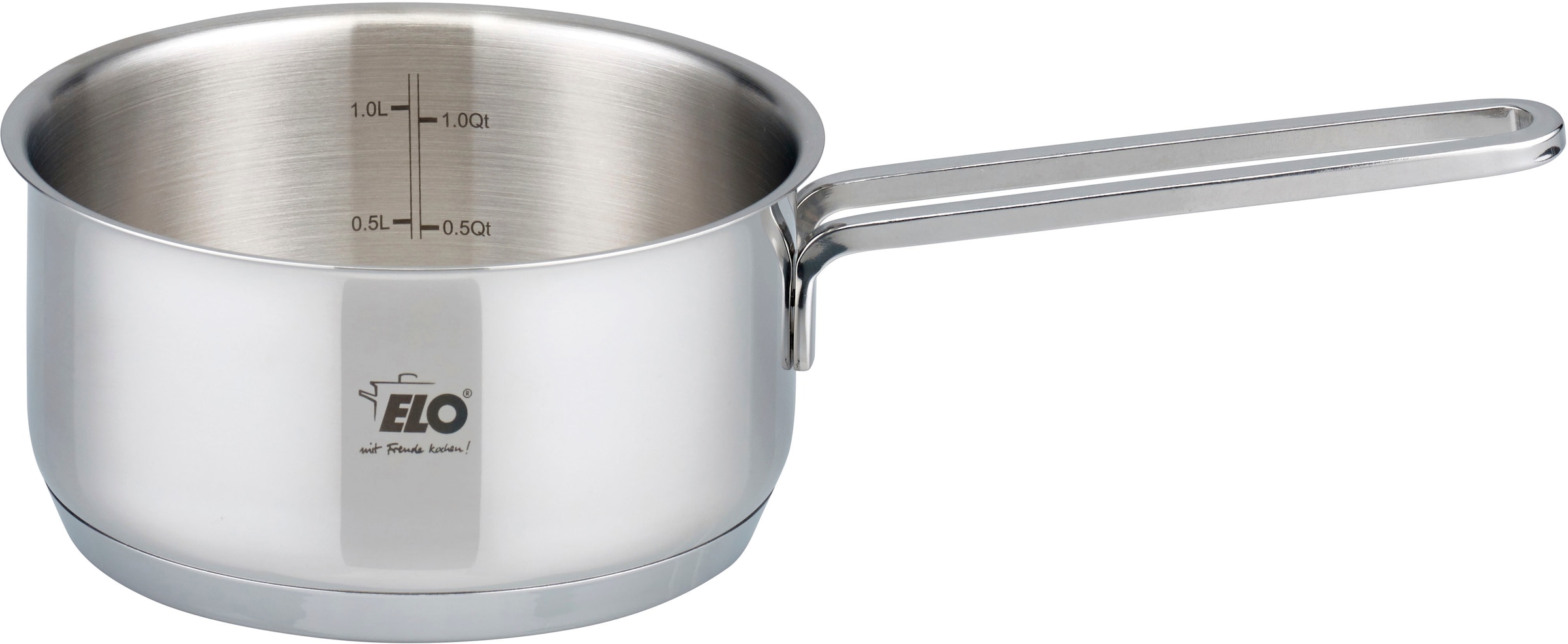 Elo Topf-Set »Excellent« Set, Bratentopf Ø 20 cm, je 1 Fleischtopf Ø 16/20/24 cm, Kasserolle Ø 16 cm, 6 Stk. tlg. Edelstahl 18/10