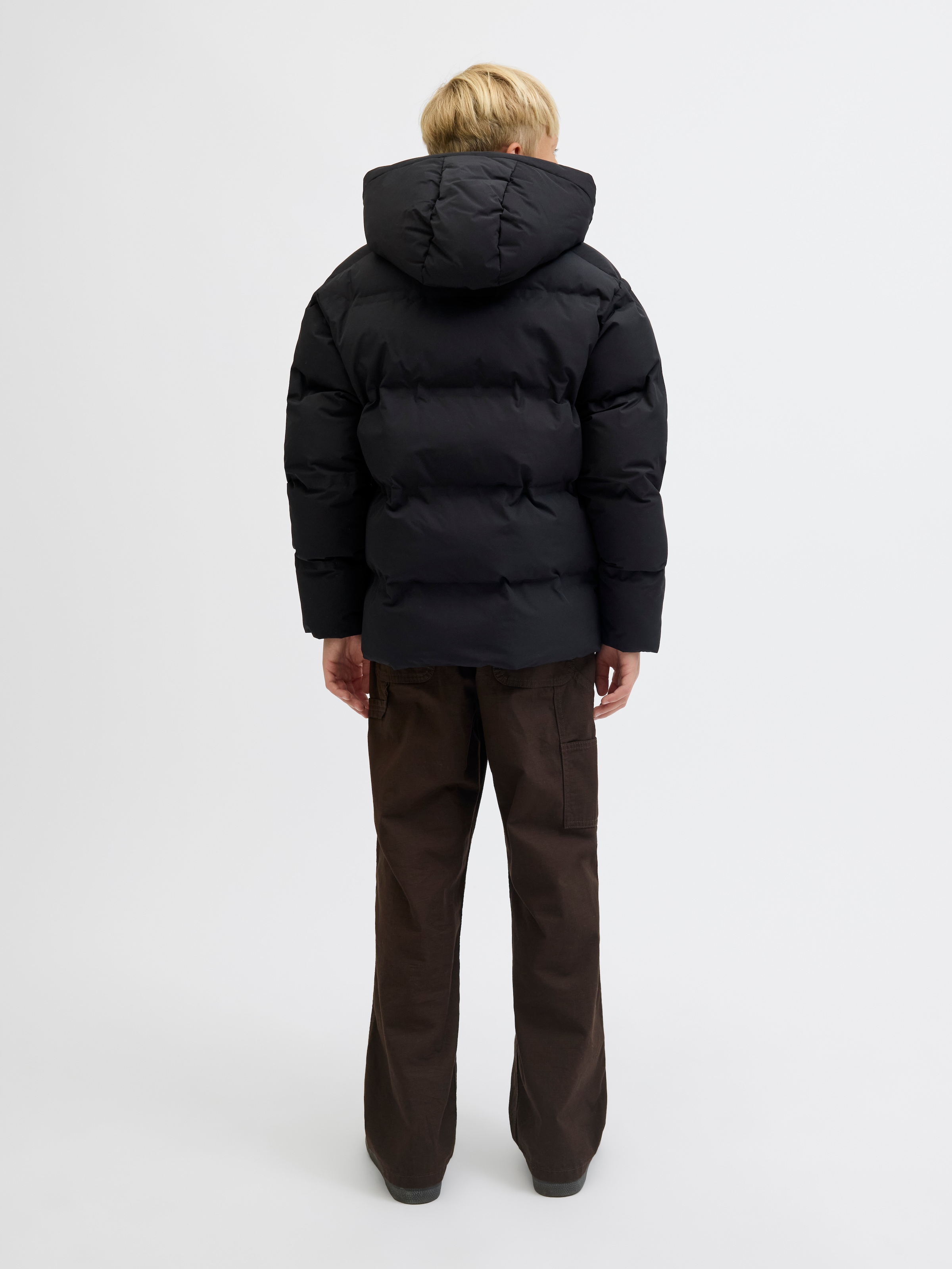 Jack & Jones Junior Steppjacke »JJESOHO PUFFER HOOD SN JNR«, mit Kapuze