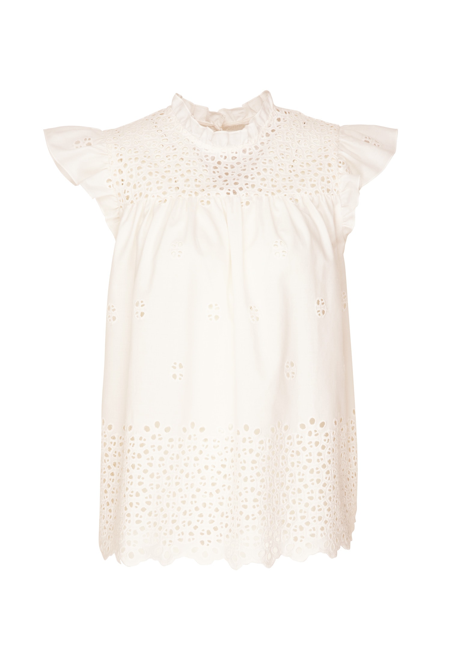 seidensticker Shirtbluse »Schwarze Rose«, Ohne Arm Rückenausschnitt Stickerei