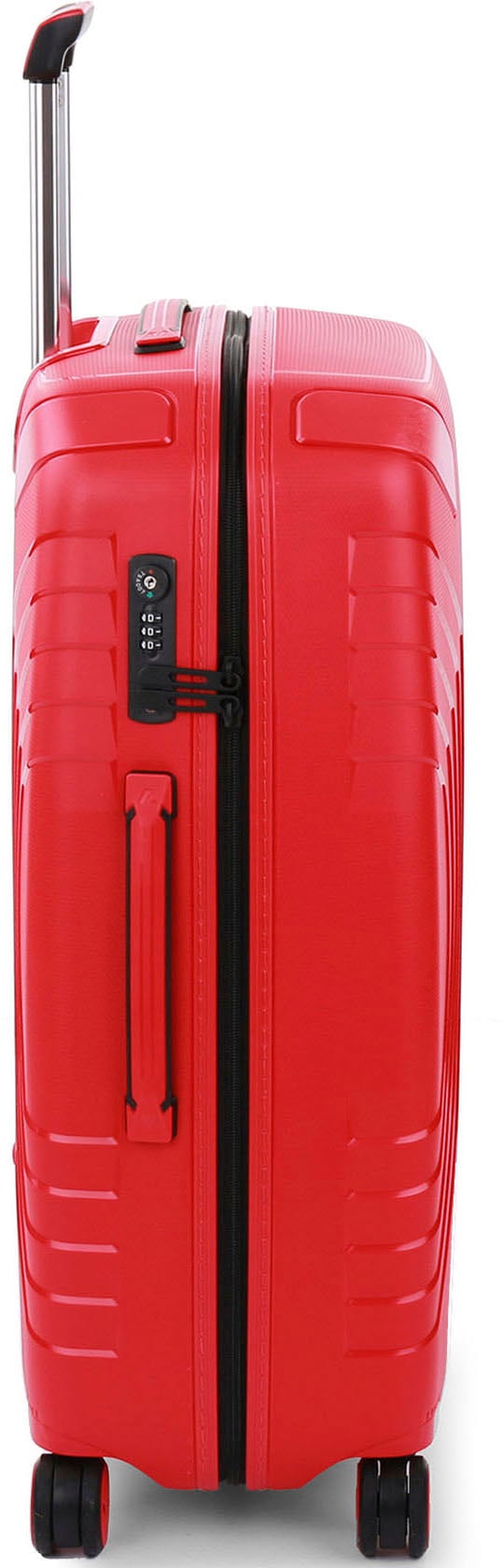 RONCATO Hartschalen-Trolley »Ypsilon 4.0, 69 cm, rot«, 4 Rollen, Hartschalen-Koffer Reisegepäck mit Volumenerweiterung und TSA Schloss