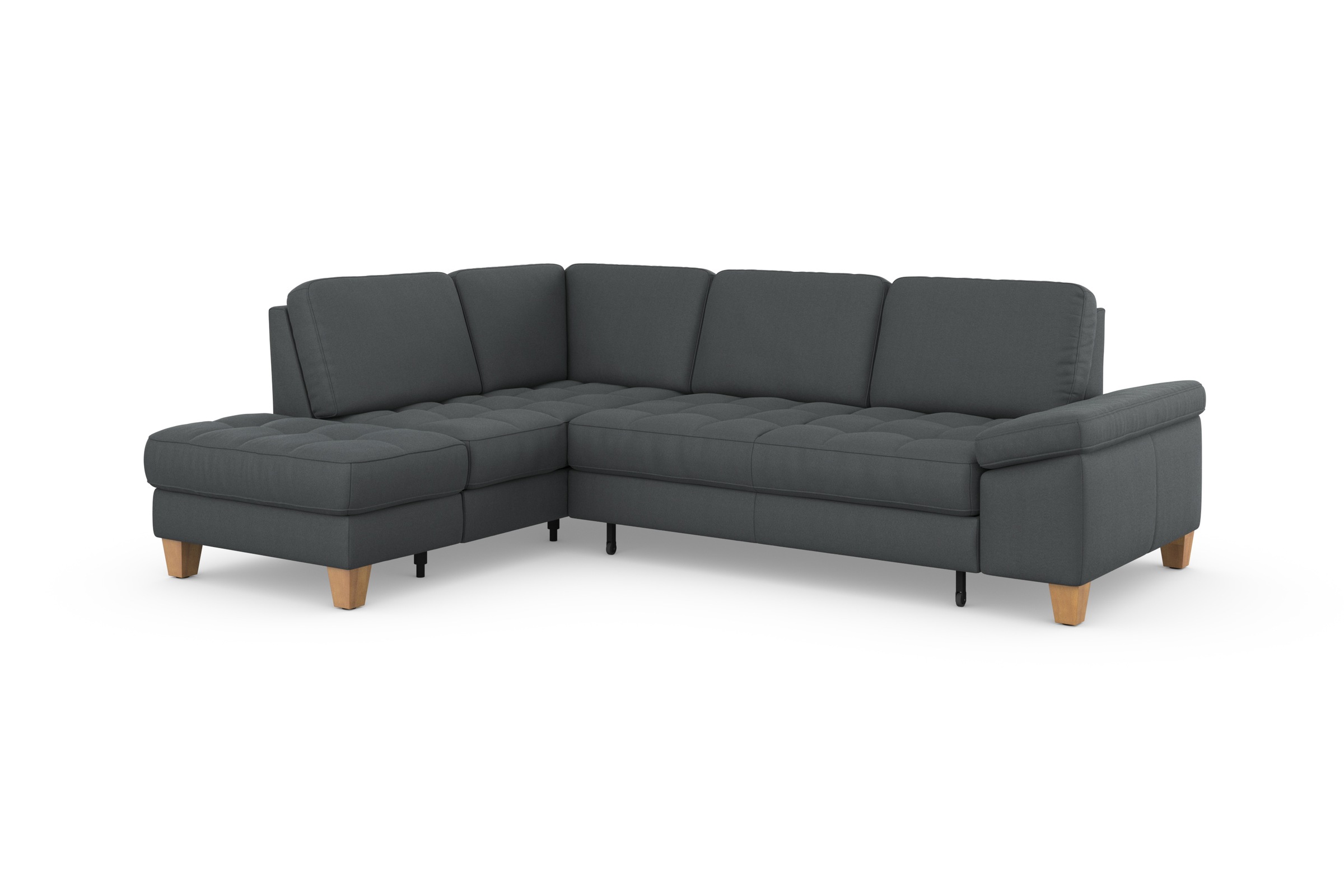 sit&more Ecksofa »Westham L-Form« mit Ottomane, mit oder ohne Bettfunktion, Bettkasten, Verstellung