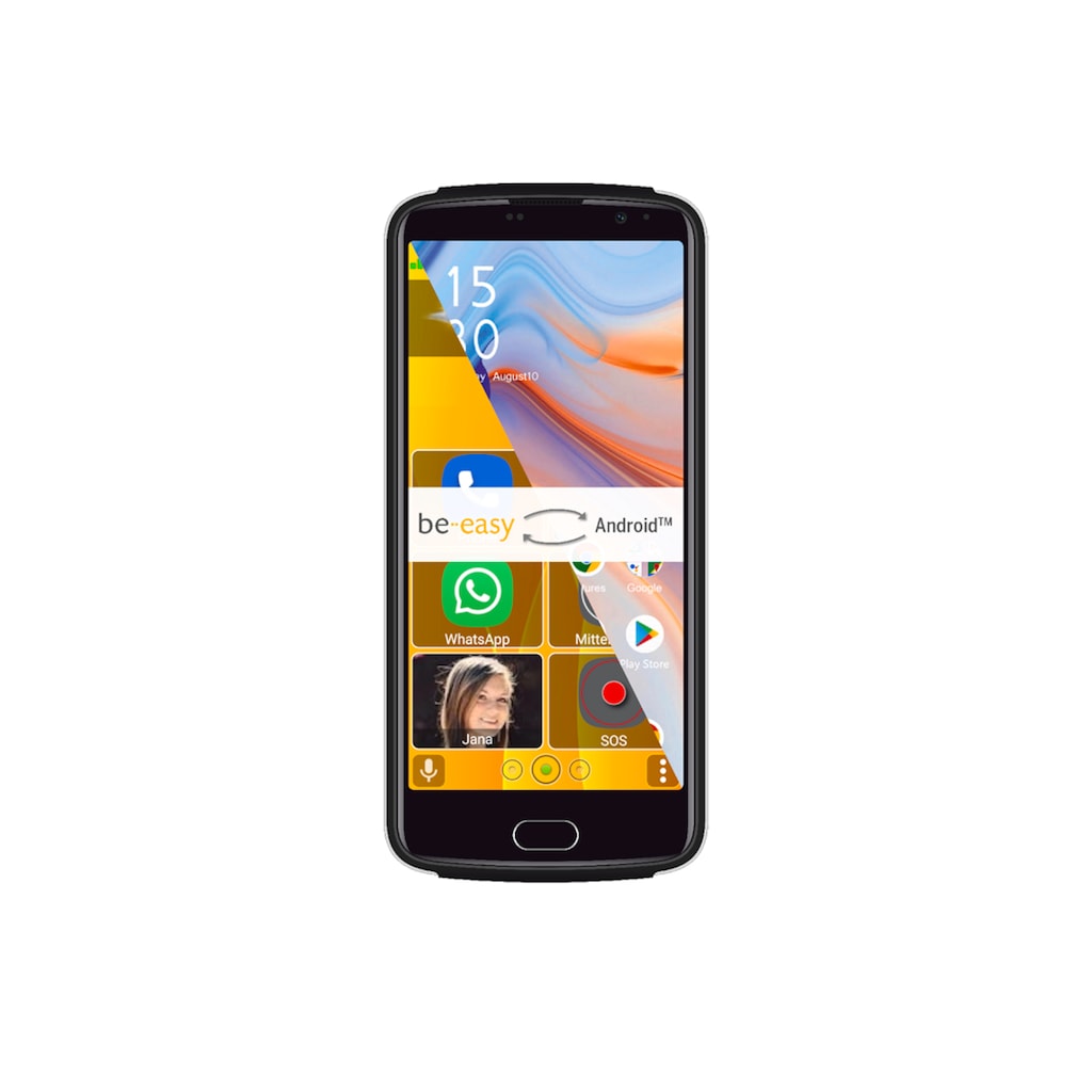 Beafon Smartphone »M7 4G Senior«, Schwarz, 14 cm/5,5 Zoll, 32 GB Speicherplatz, 13 MP Kamera