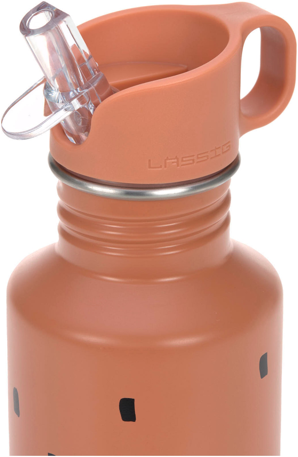LÄSSIG Trinkflasche »Happy Prints, Caramel«
