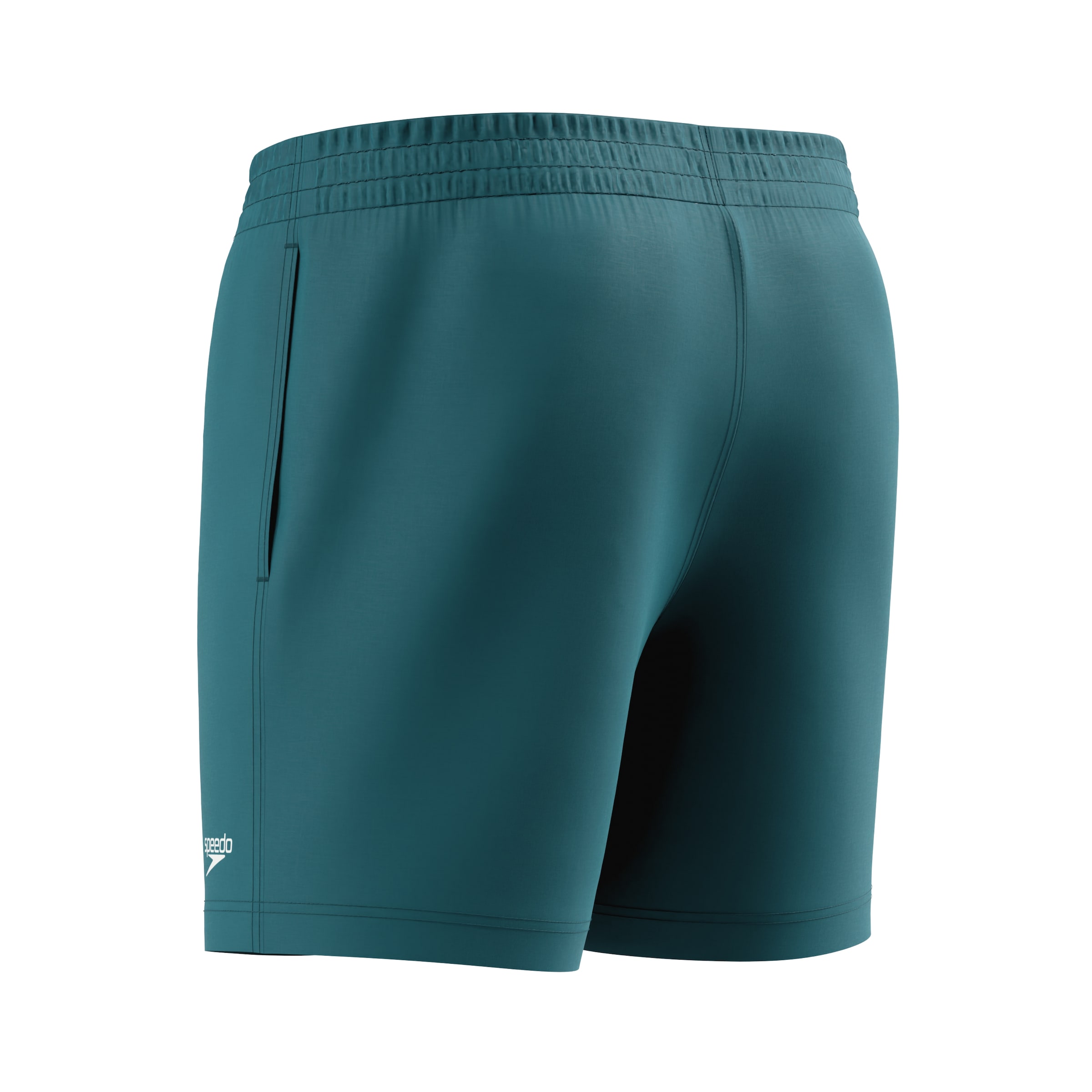 Speedo Badeshorts »ESSENTIALS WATERSHORT 16" DKGRN« mit Seitentaschen-Drainage, schnell trocknend, aus Nylon