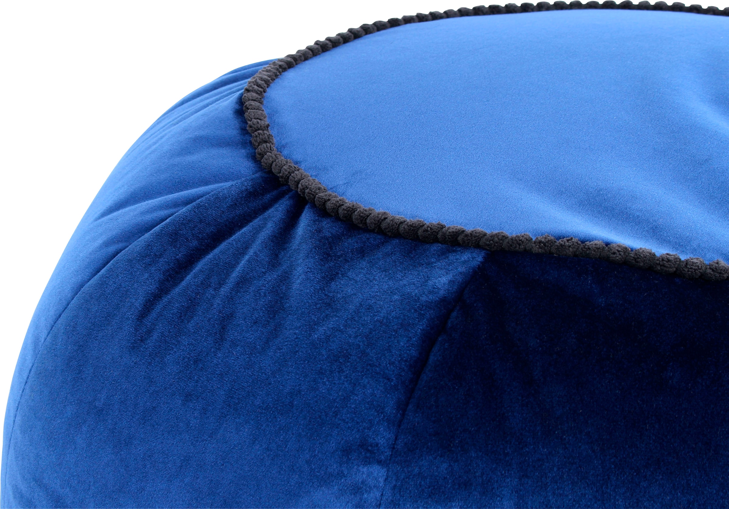 Kayoom Sitzhocker »Pouf Taj Mahal 325«, (1 St.), samtweich, farbig, modern, orientalisches Design