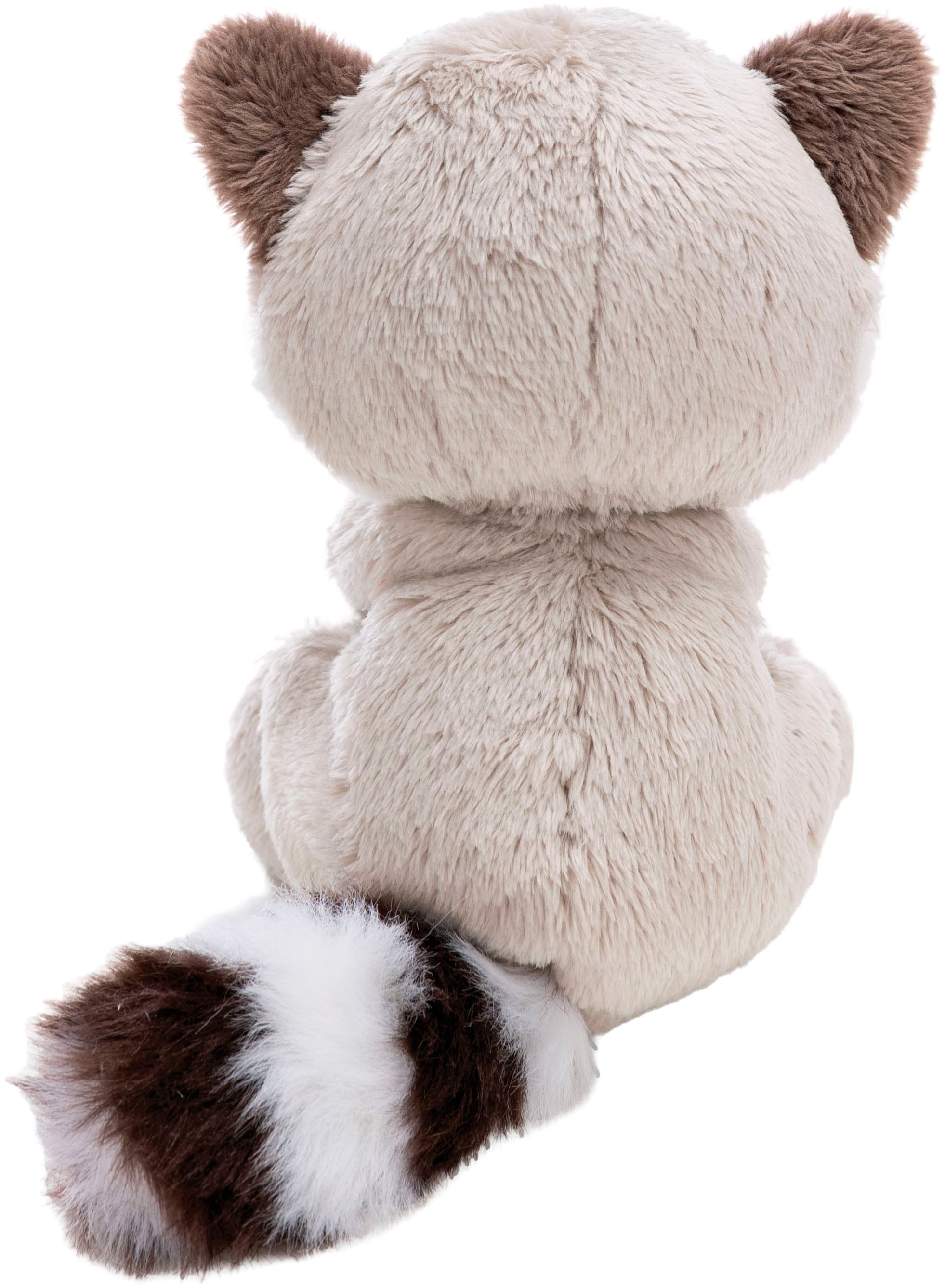Nici Kuscheltier »Sleeping Pets, Waschbär mit Fliegenpilz schlafend im Körbchen«