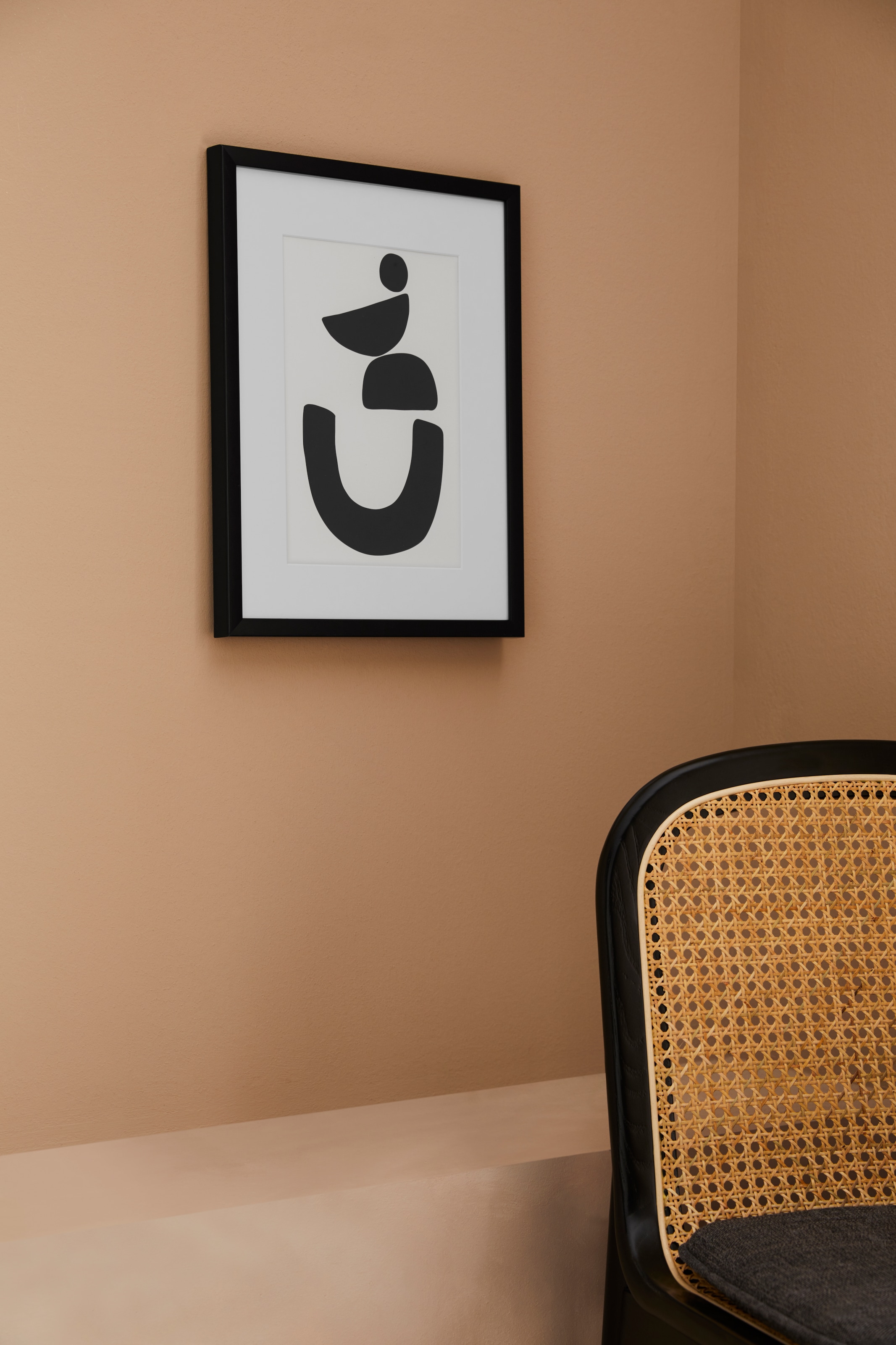 LeGer Home by Lena Gercke Bild »Black is Beautiful II«, Abstrakt-Kunst-Schwarz-Weiß-Modern, (1 St.), HD Premium Poster-Druck inkl. Holzrahmen