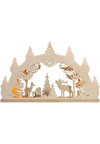 Weigla LED Schwibbogen »Hirschfamilie, Weihnachtsdeko«, 7-flammig kaufen