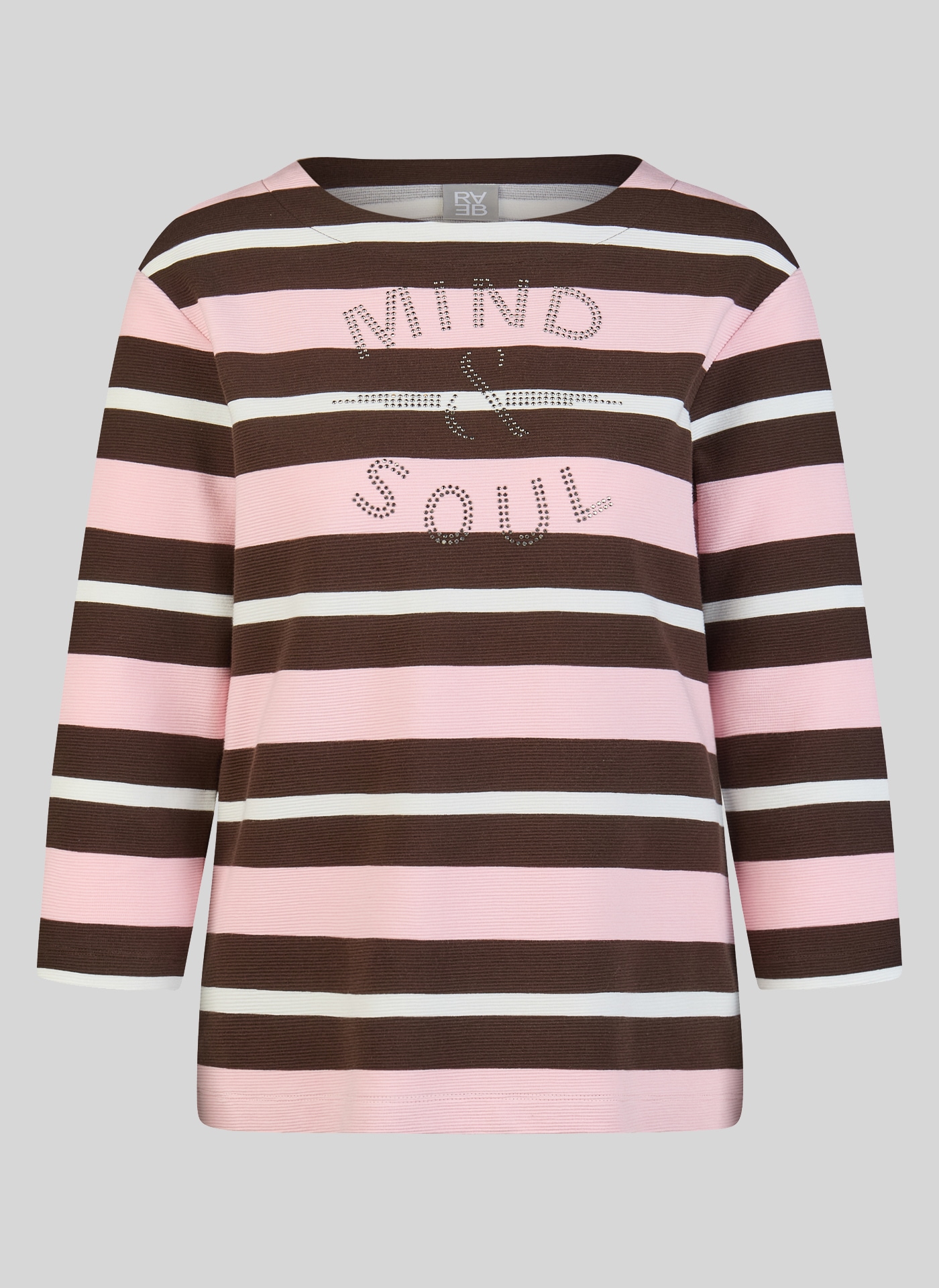 Rabe 3/4-Arm-Shirt mit Glitzersteinen