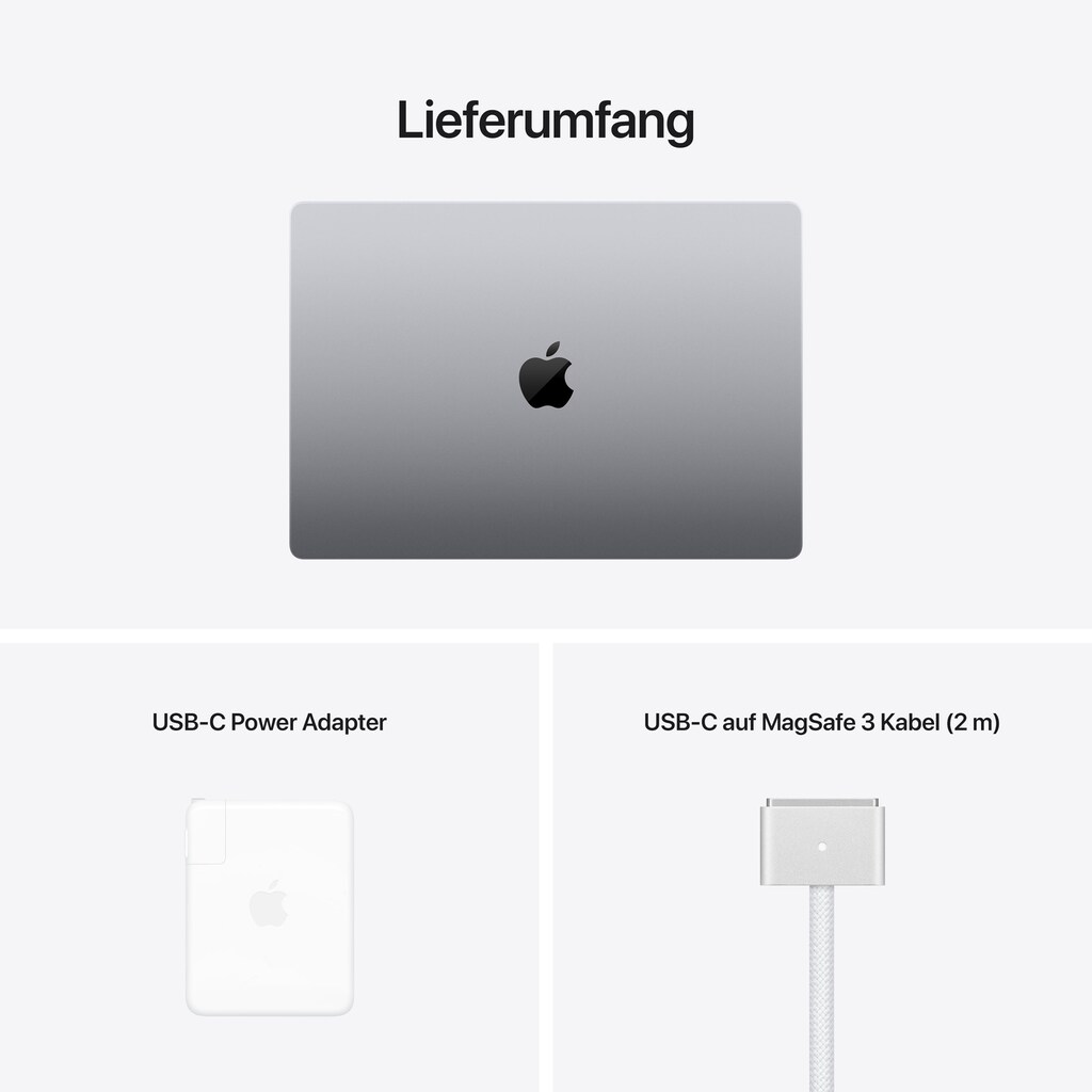 Apple Notebook »MacBook Pro 16 MK193«, 41,05 cm, / 16,2 Zoll, Apple, M1 Pro, 1000 GB SSD