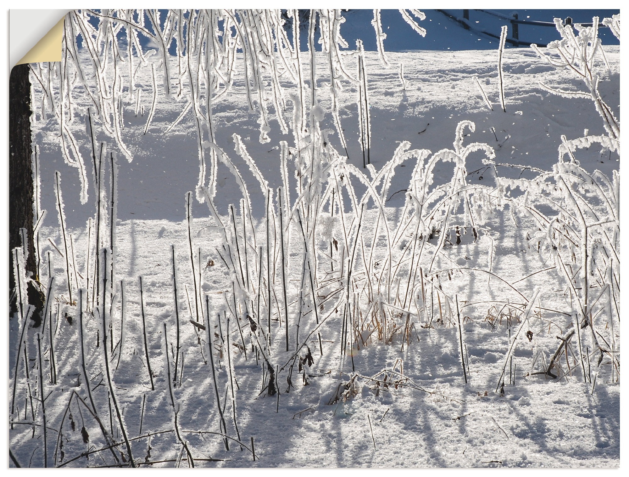 Artland Wandbild »Winterlandschaft«, Vier Jahreszeiten, (1 St.), in vielen Größen & Produktarten -Leinwandbild, Poster, Wandaufkleber / Wandtattoo auch für Badezimmer geeignet