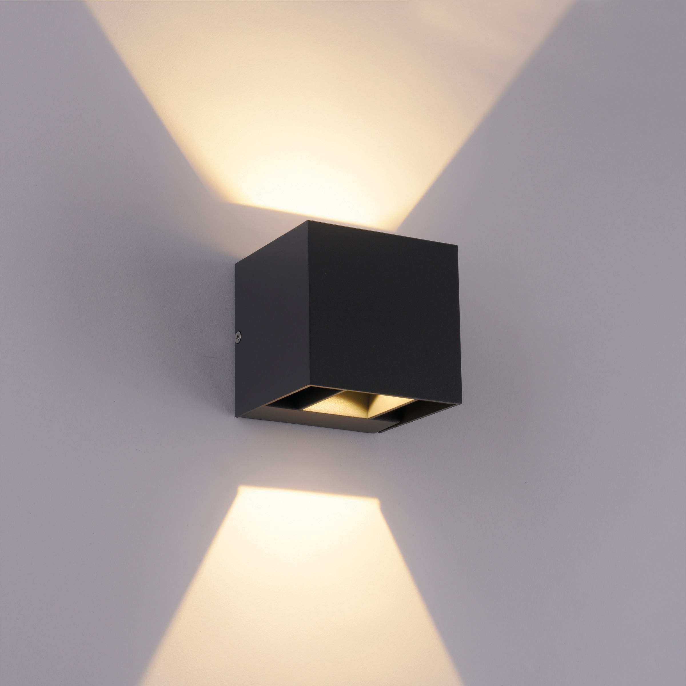 Paul Neuhaus LED Außen-Wandleuchte »BLOCK«, 2 flammig-flammig, IP54