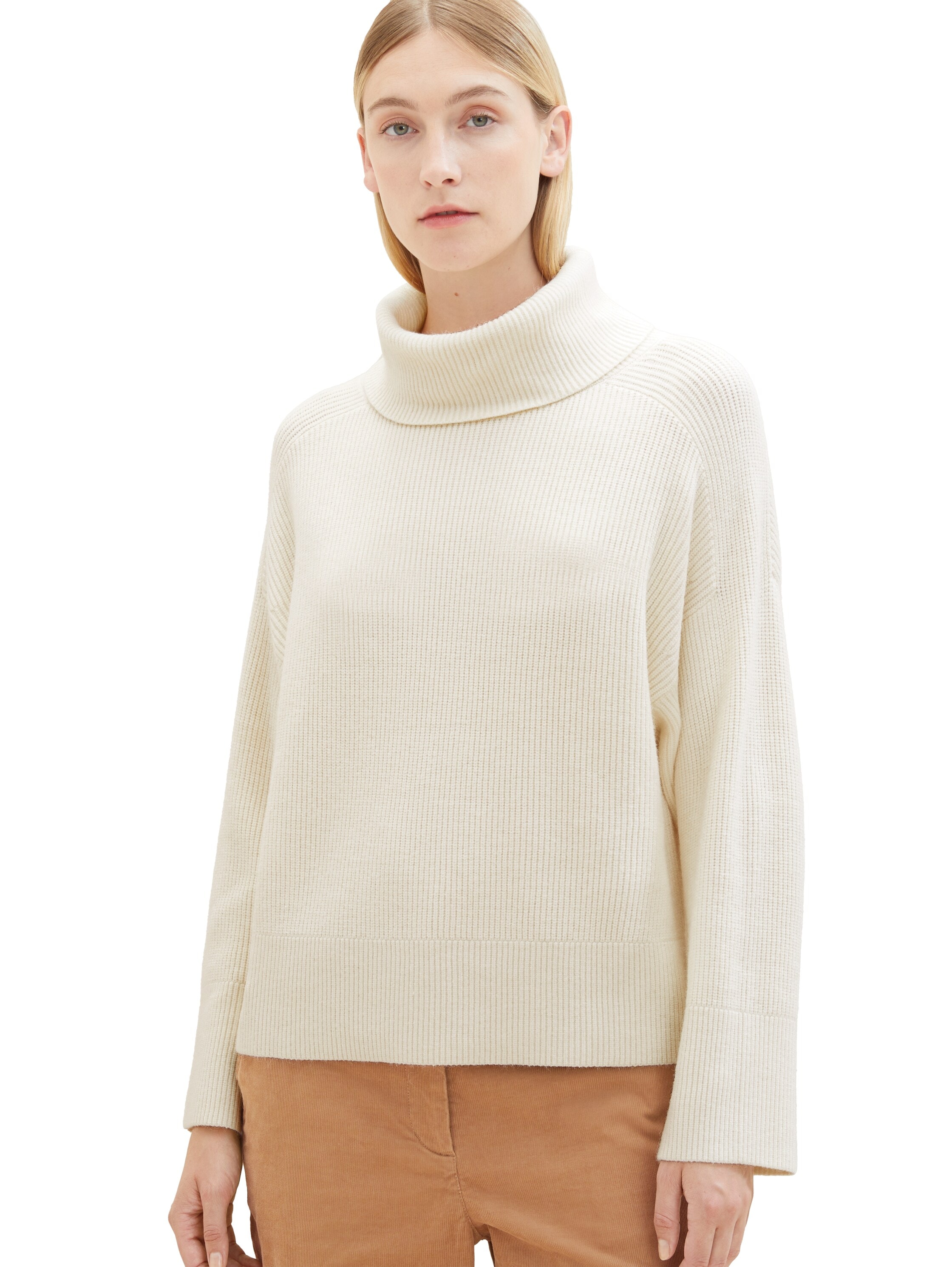 TOM TAILOR Strickpullover, mit Markenlabel