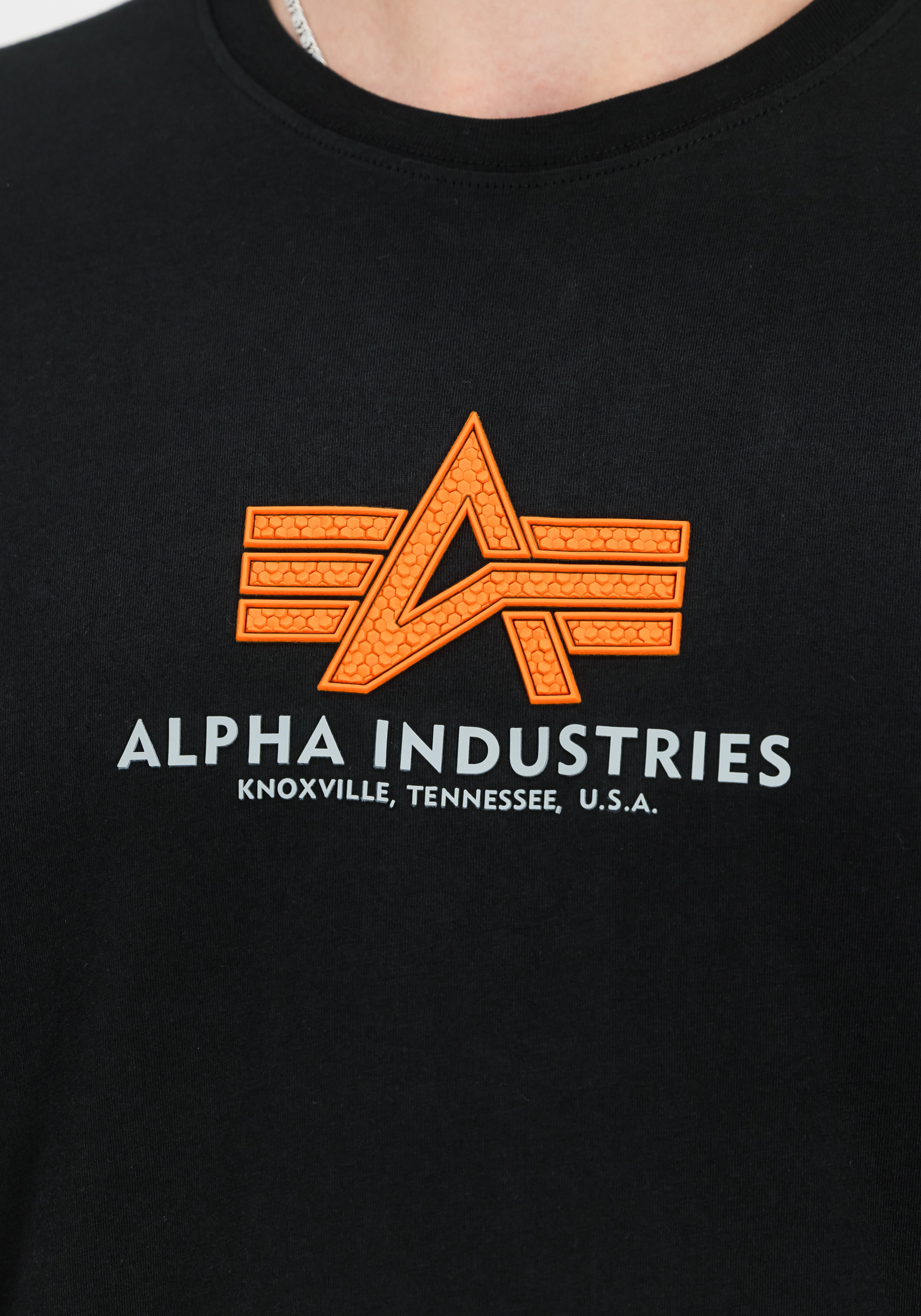 Alpha Industries T-Shirt »Alpha Industries Men - T-Shirts Basic T-Shirt BL Rubber«