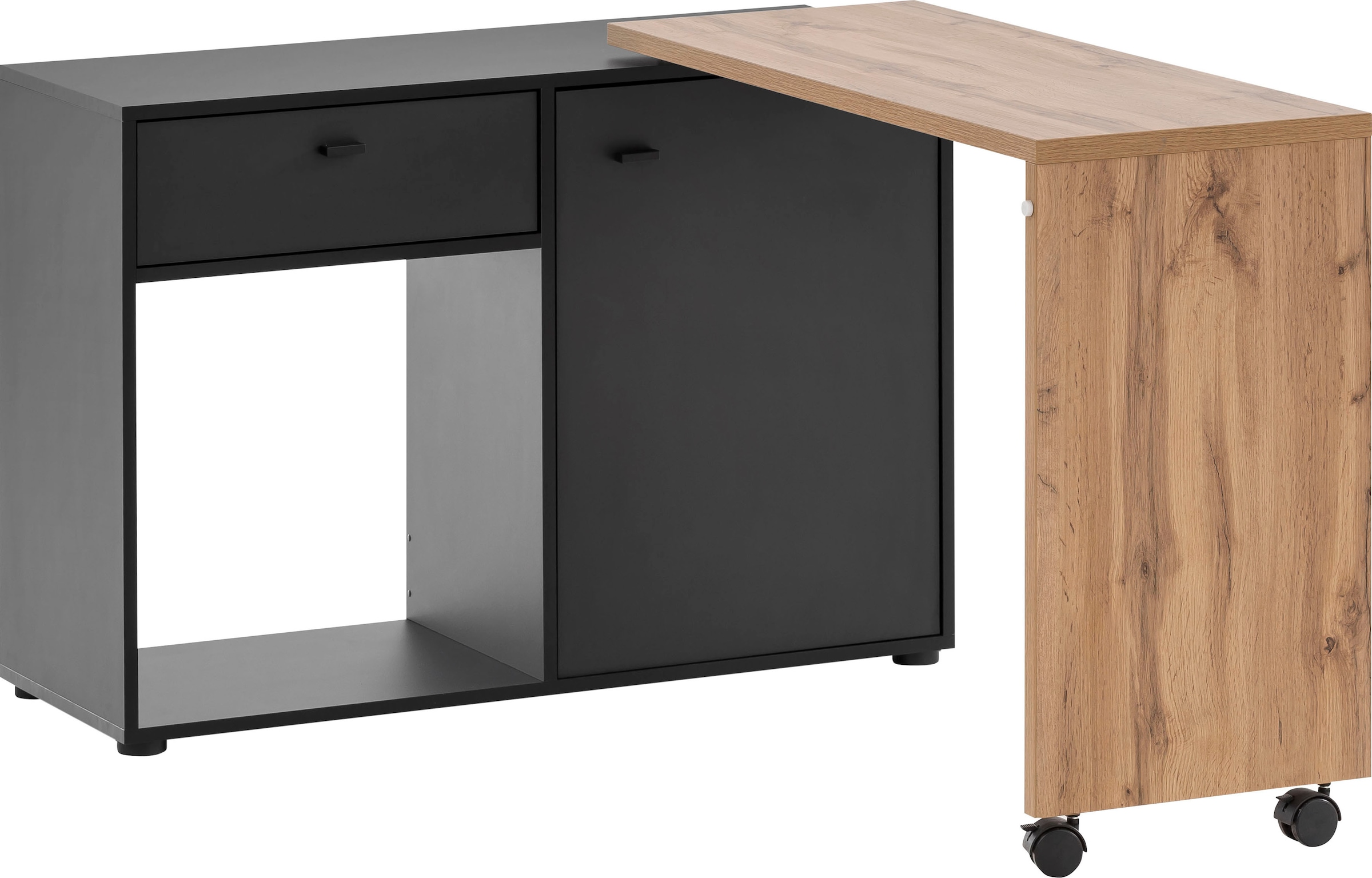 online Schreibtisch Sideboard Home Office, praktisch mit kaufen »Tiny Arbeitsplatte Working«, flexibler im Schildmeyer