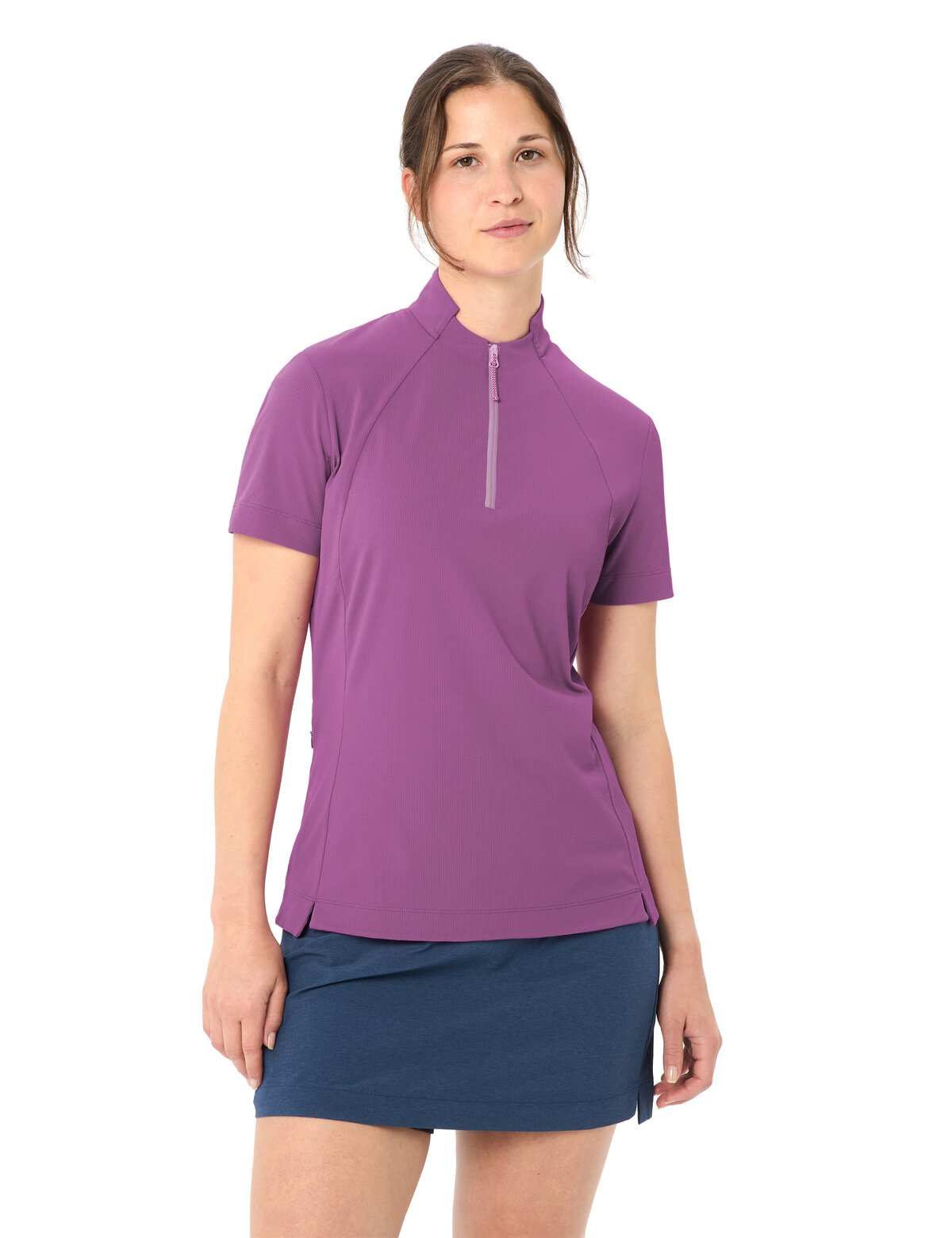 VAUDE Radtrikot »Women's Adlux HZ Shirt« für Radfahren, für Erwachsene, sportliche Passform