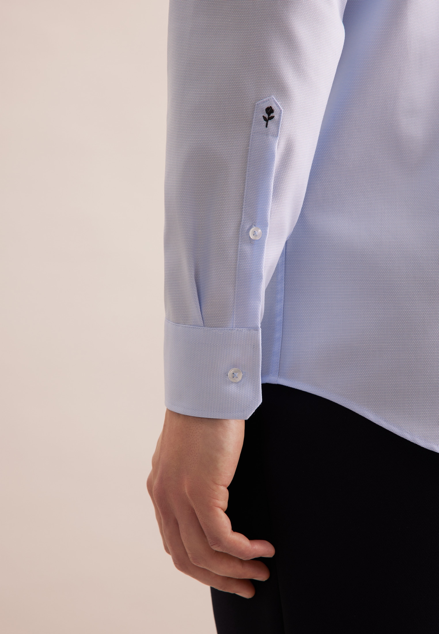 seidensticker Businesshemd »Comfort«, Comfort Langarm Kentkragen Struktur