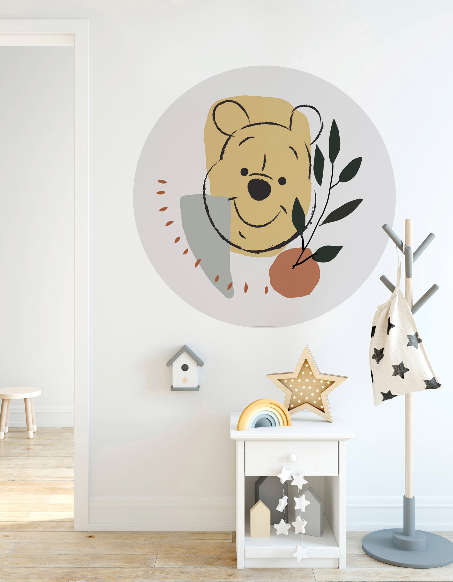 Komar Fototapete »Winnie Pooh Smile«, 125x125 cm (Breite x Höhe), rund und  selbstklebend online bestellen bei OTTO | Fototapeten