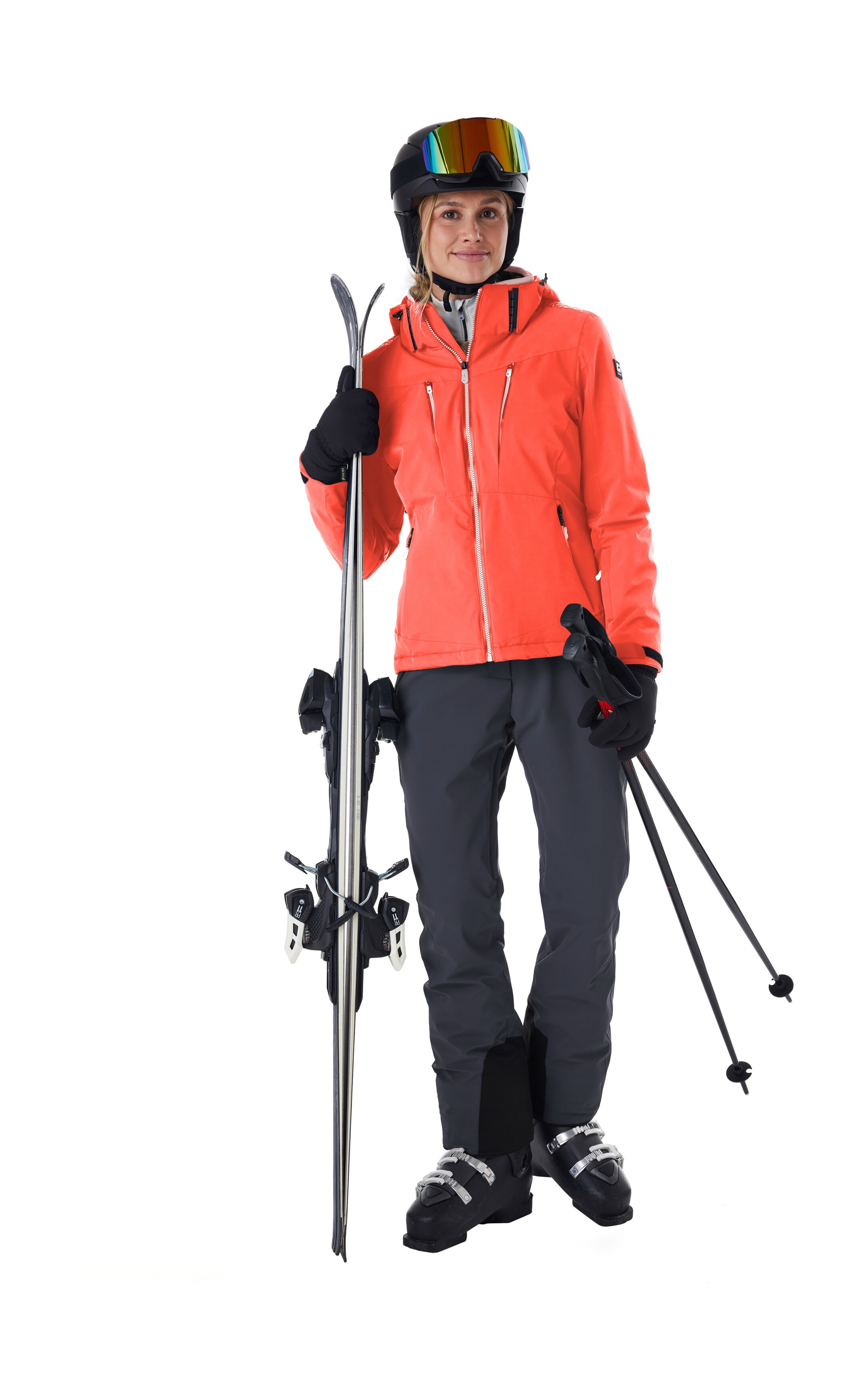 Killtec Skijacke »KSW 42 WMN SKI JCKT« Wasserdicht, atmungsaktiv, 4-Wege-Stretch, viele Taschen, recycelt