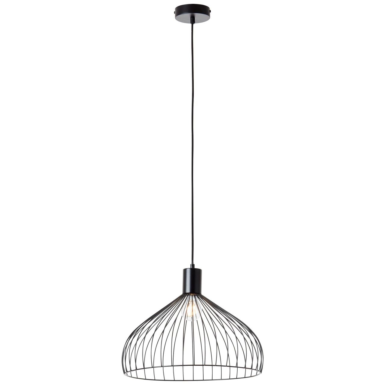 Brilliant Pendelleuchte »Blacky« E27 1 Stk. Hängelampe 40cm schwarz matt