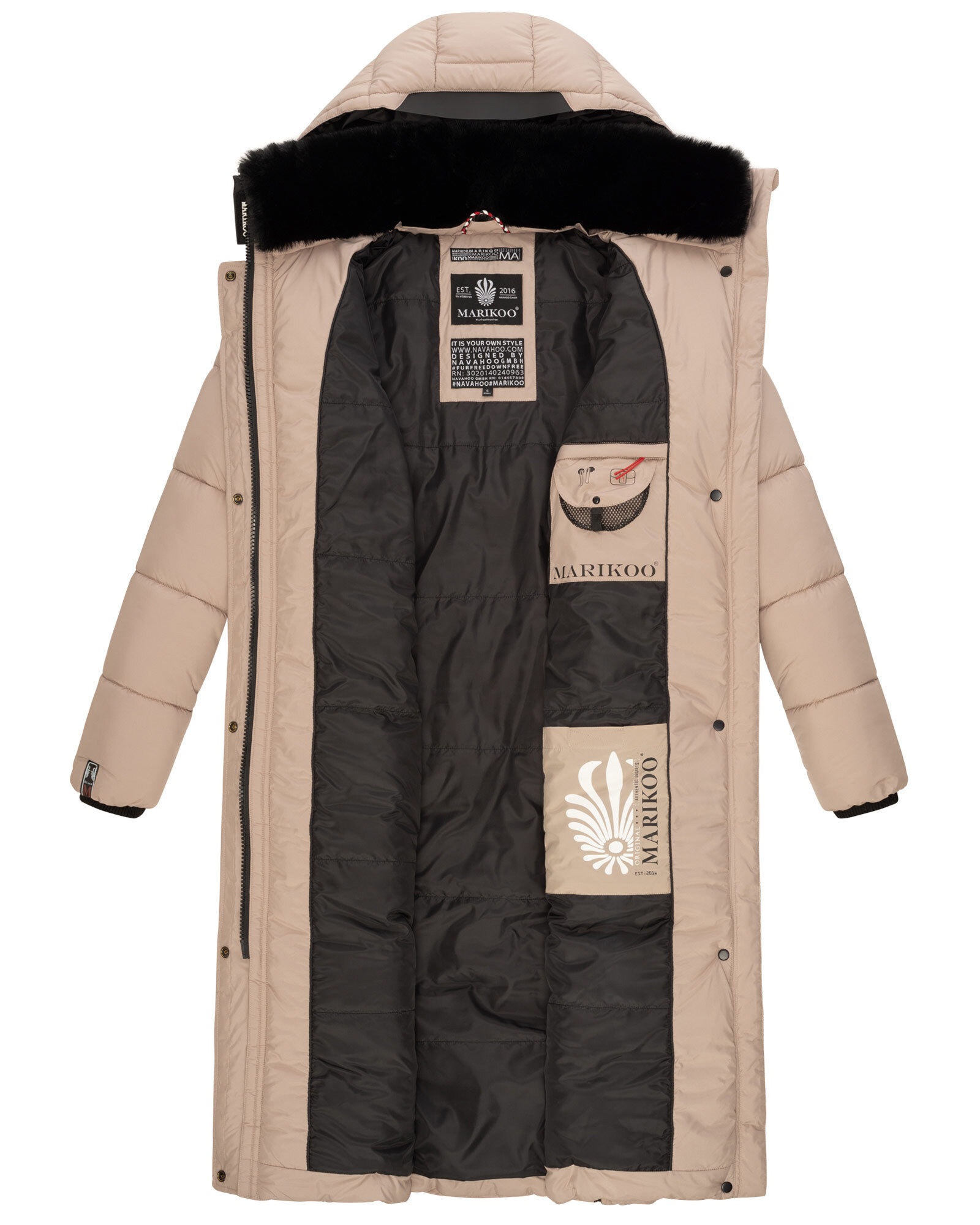 Marikoo Winterjacke »Marikoo Reliziaa Damen Winterjacke B936«
