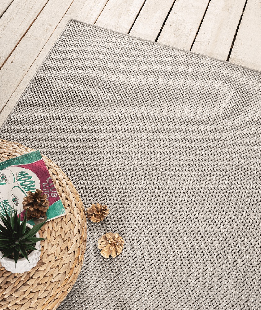 the carpet Teppich »Mistra round«, rund, 1 mm Höhe, moderner robuster In und Outdoor Teppich
