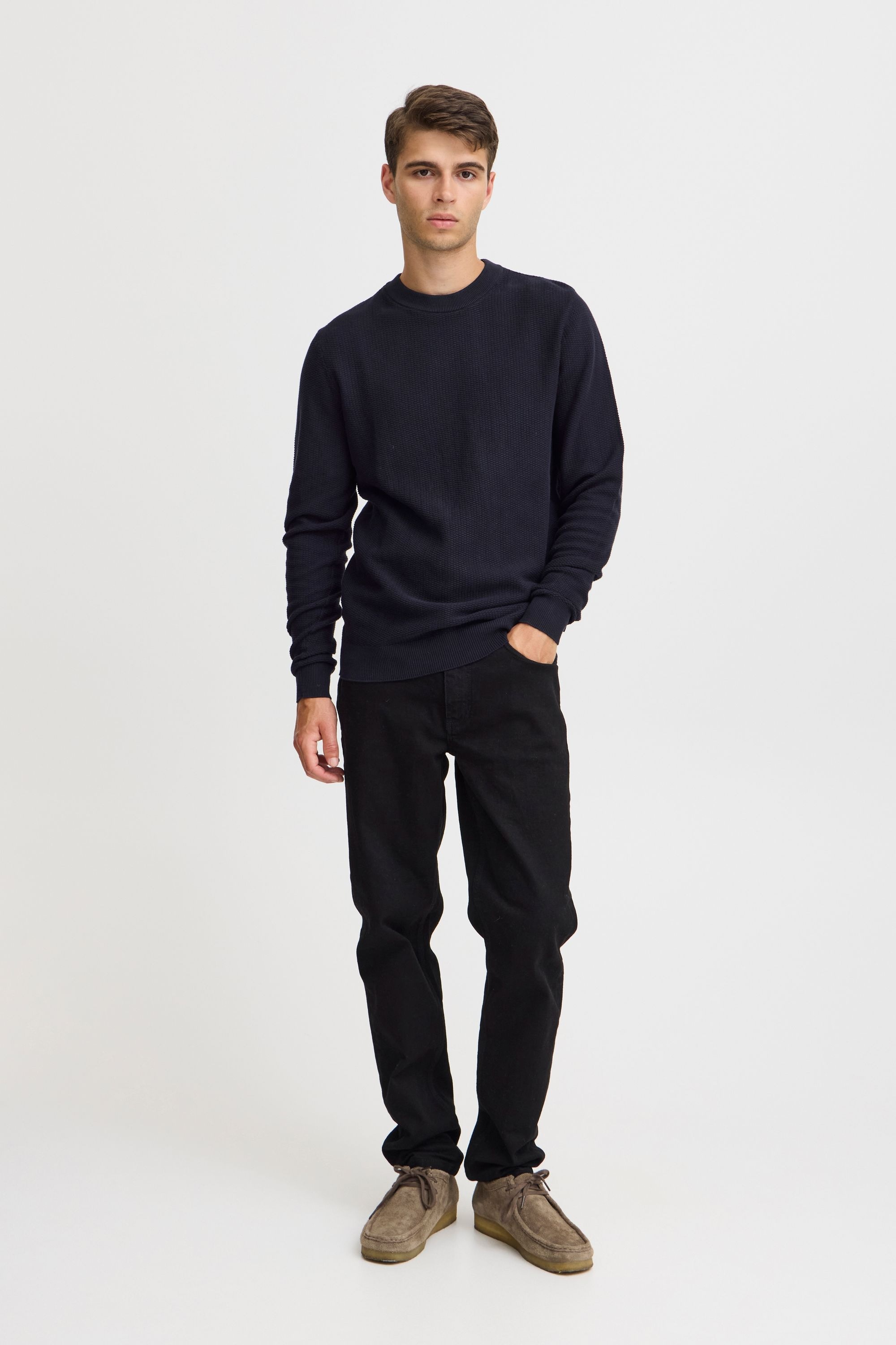 Casual Friday Strickfleece-Pullover »Strickpullover CFKarl«