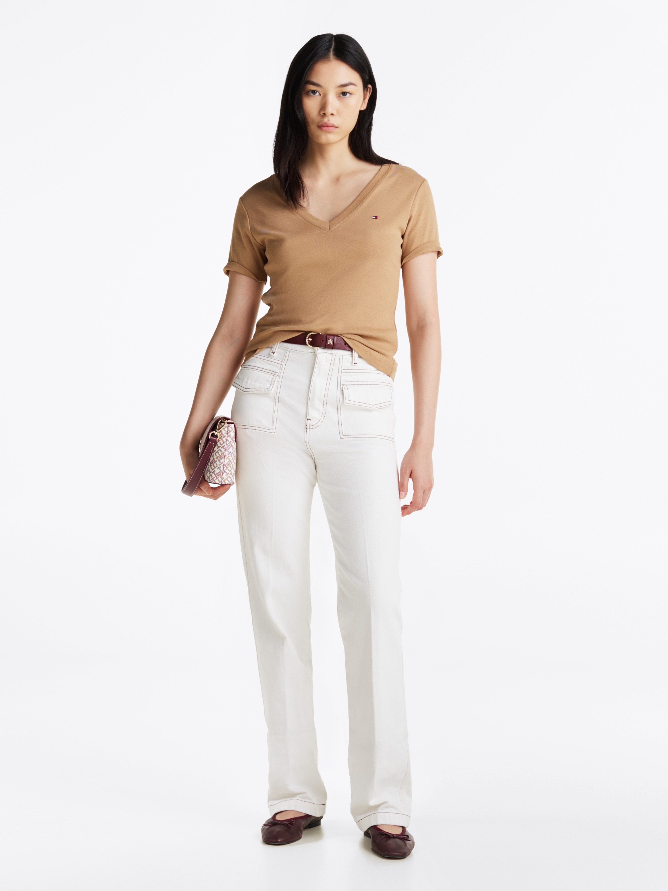 Tommy Hilfiger T-Shirt »CODY, Slim Fit«, mit V-Ausschnitt