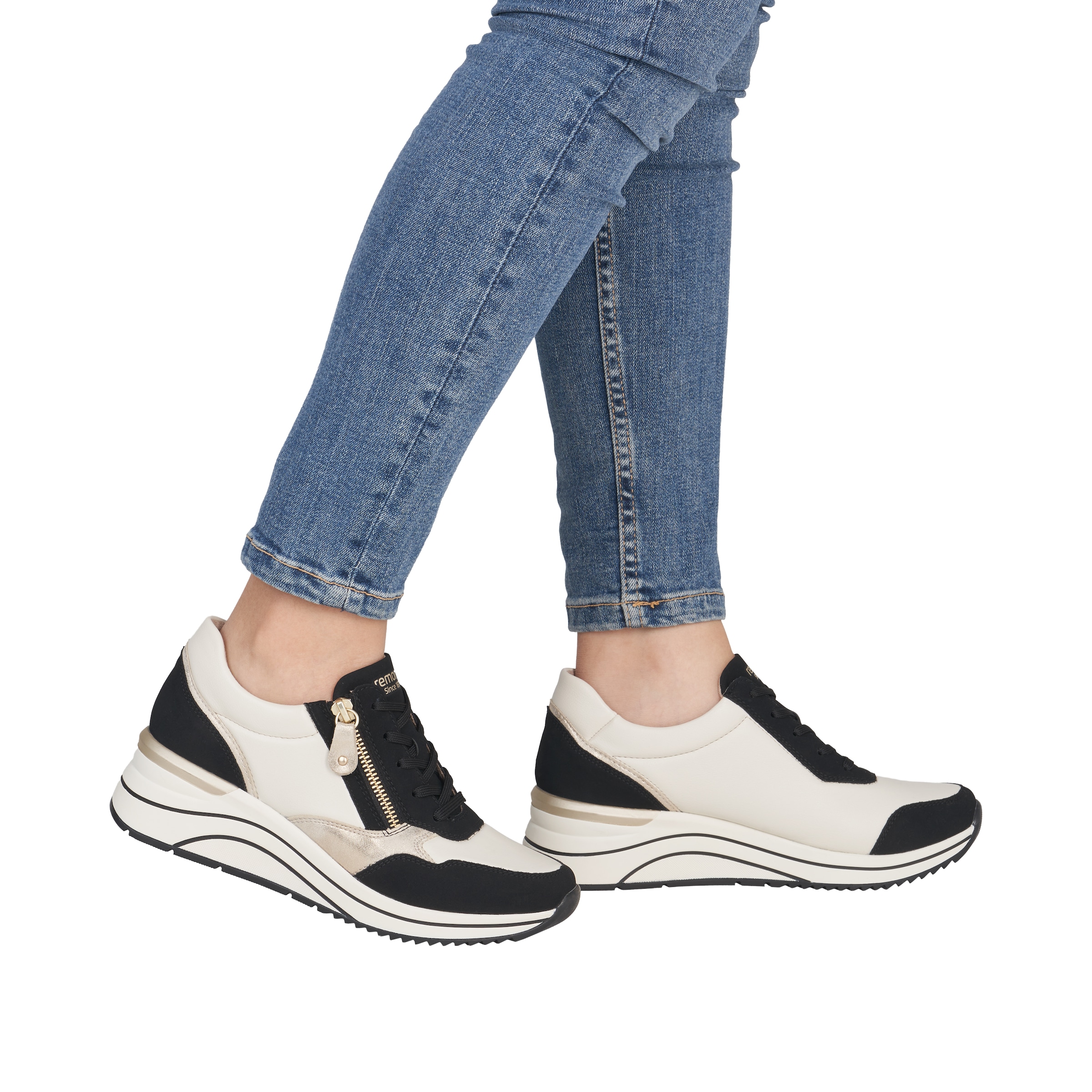 Remonte Keilsneaker  , Freizeitschuh, Halbschuh, Schnürschuh, vegane Verarbeitung