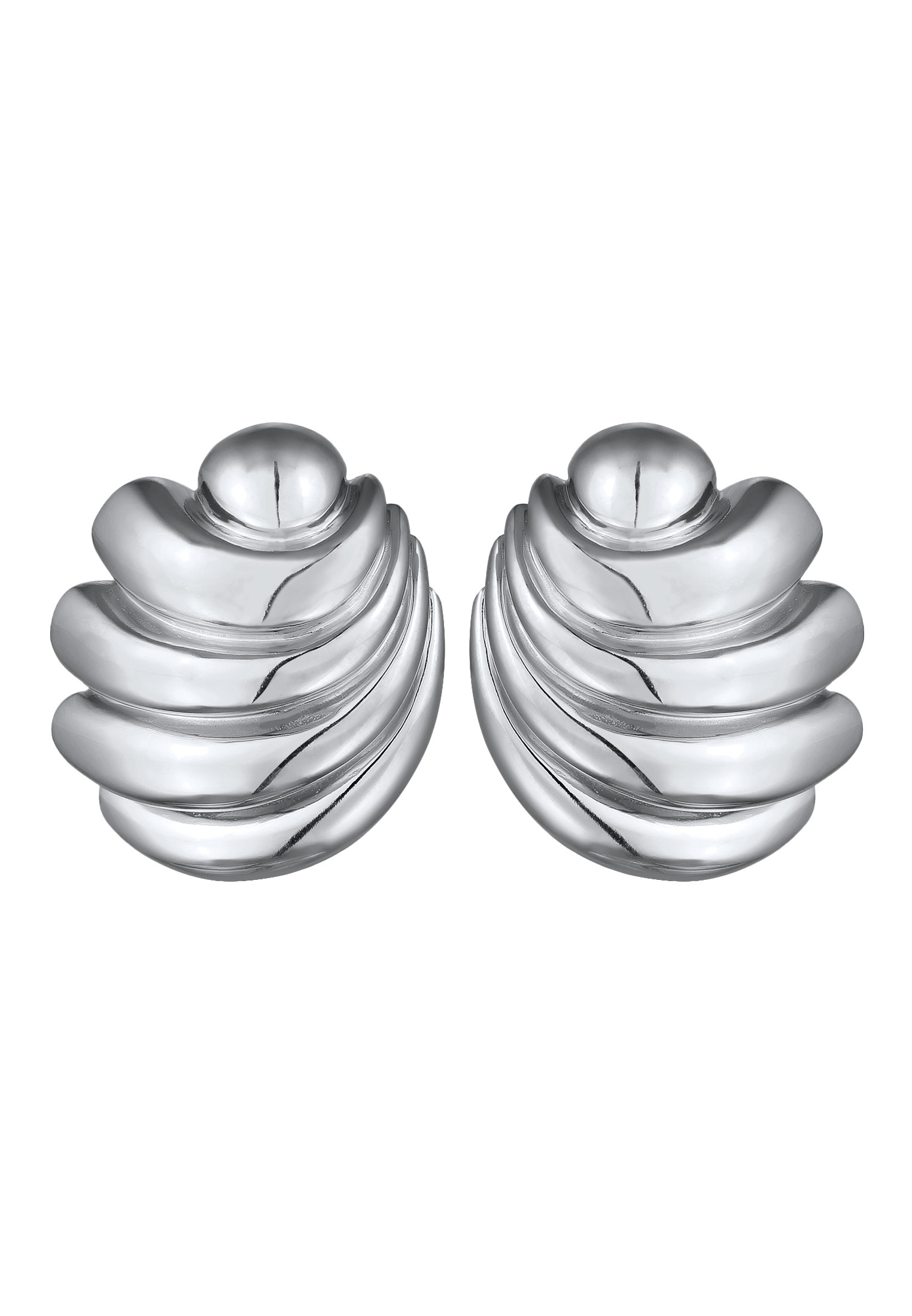 Elli Premium Paar Ohrstecker »Ohrringe Muschel 925 Sterling Silber vergoldet«